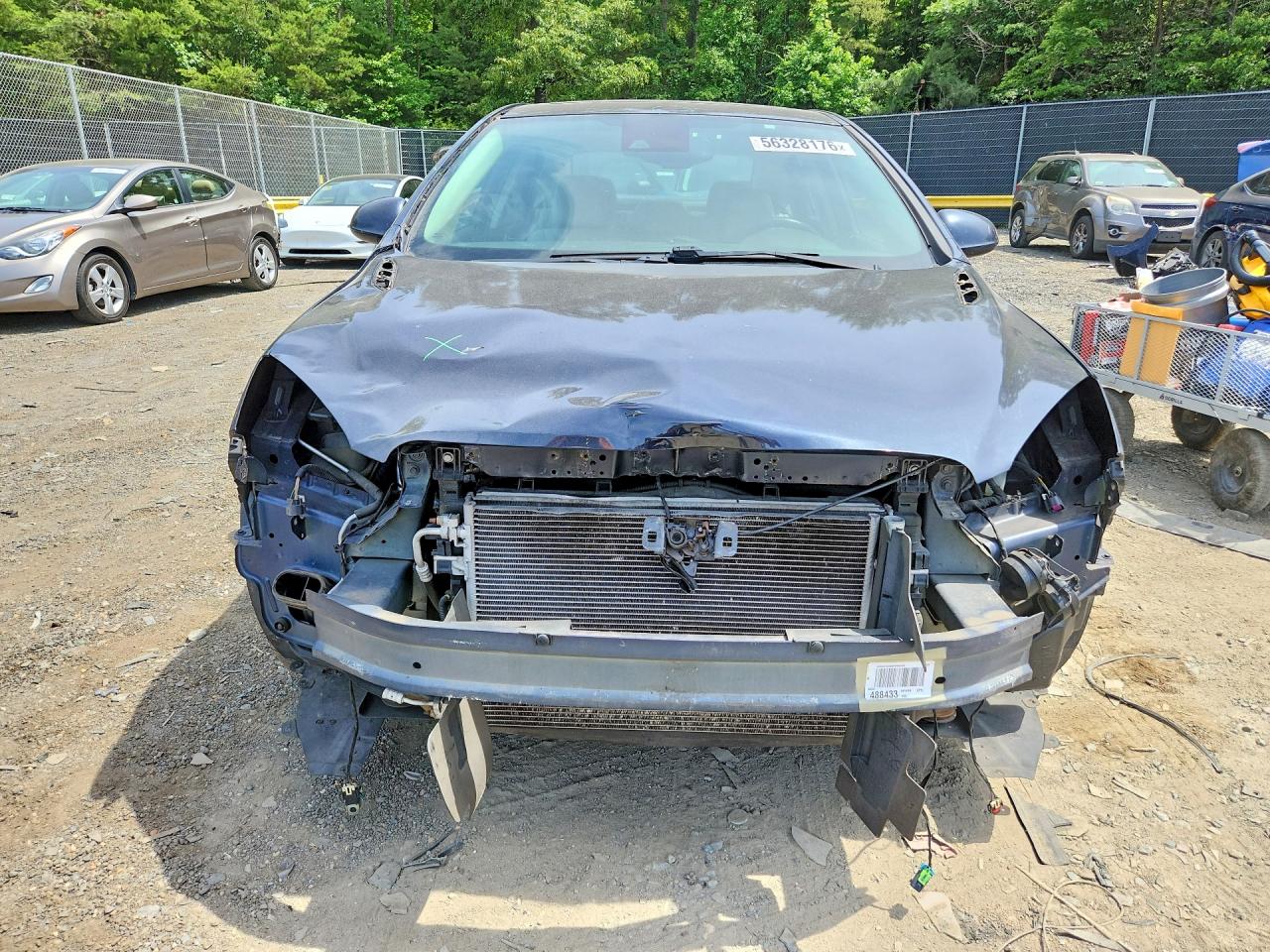 2015 Buick Verano Синий vin: 1G4PS5SK5F4150025