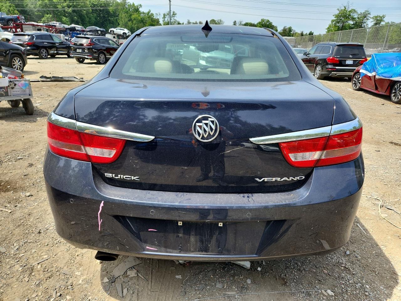 2015 Buick Verano Синий vin: 1G4PS5SK5F4150025
