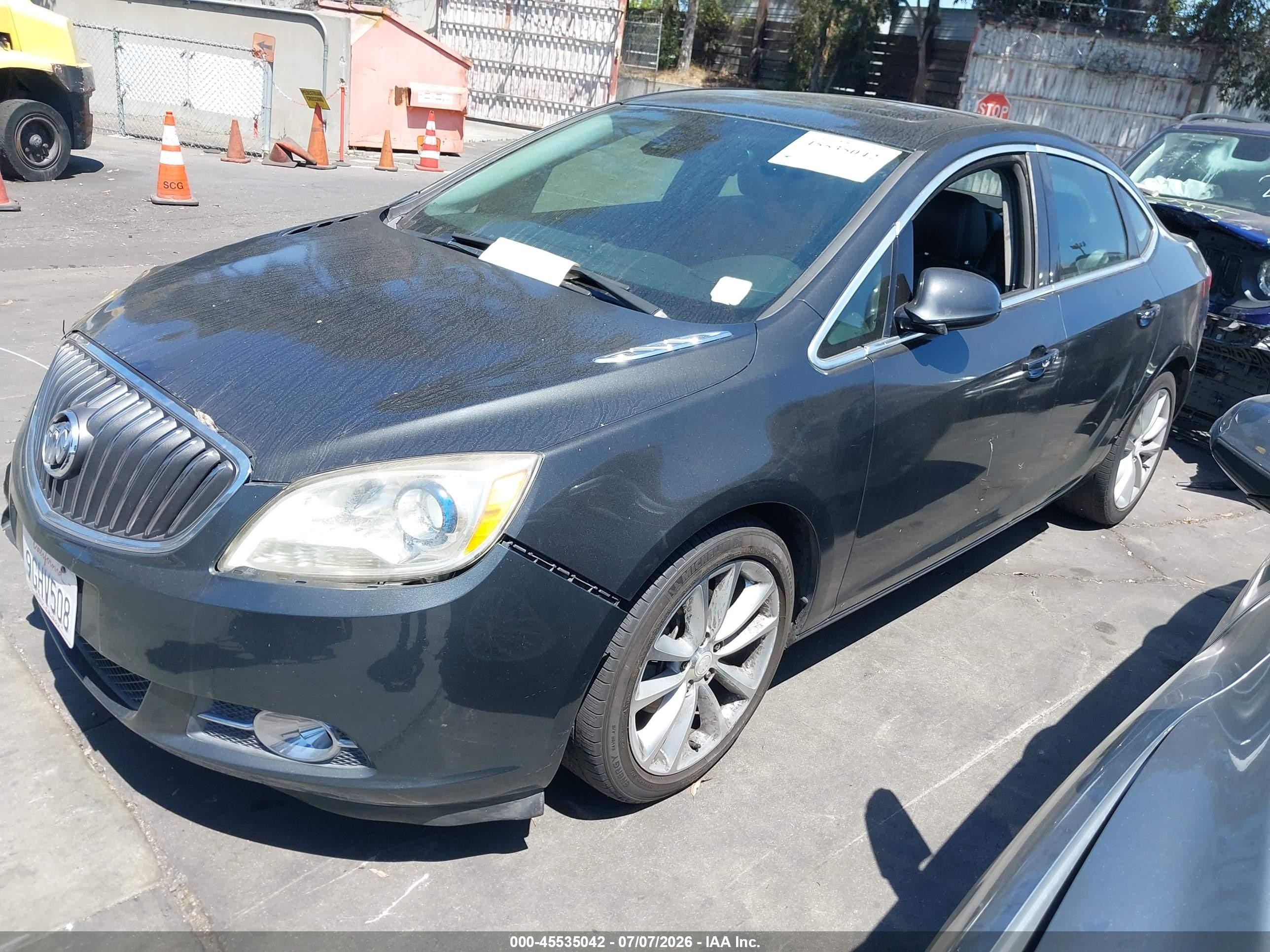 2015 Buick Verano Leather Group Gray vin: 1G4PS5SK5F4185602