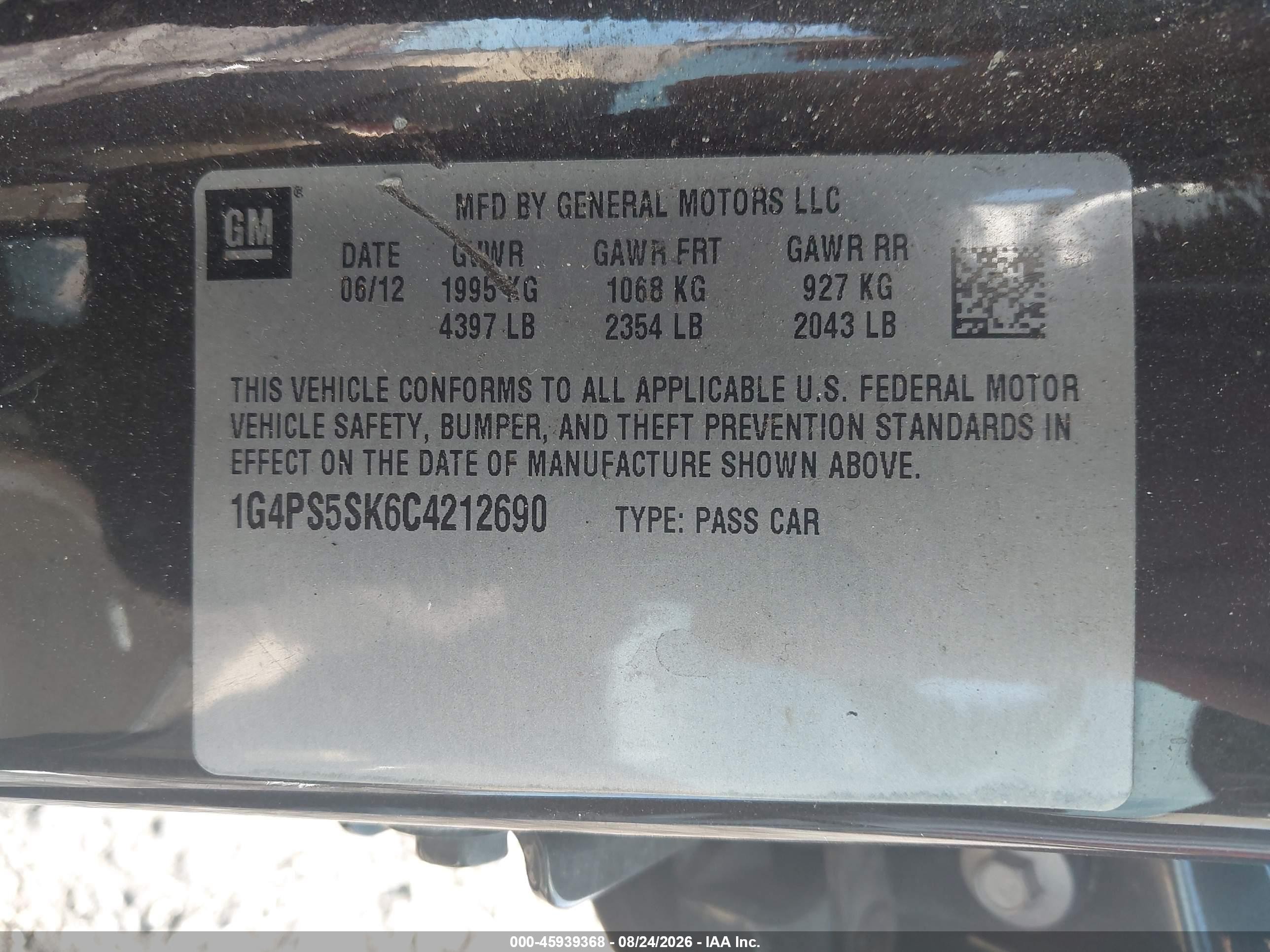 2012 Buick Verano Leather Group Brown vin: 1G4PS5SK6C4212690
