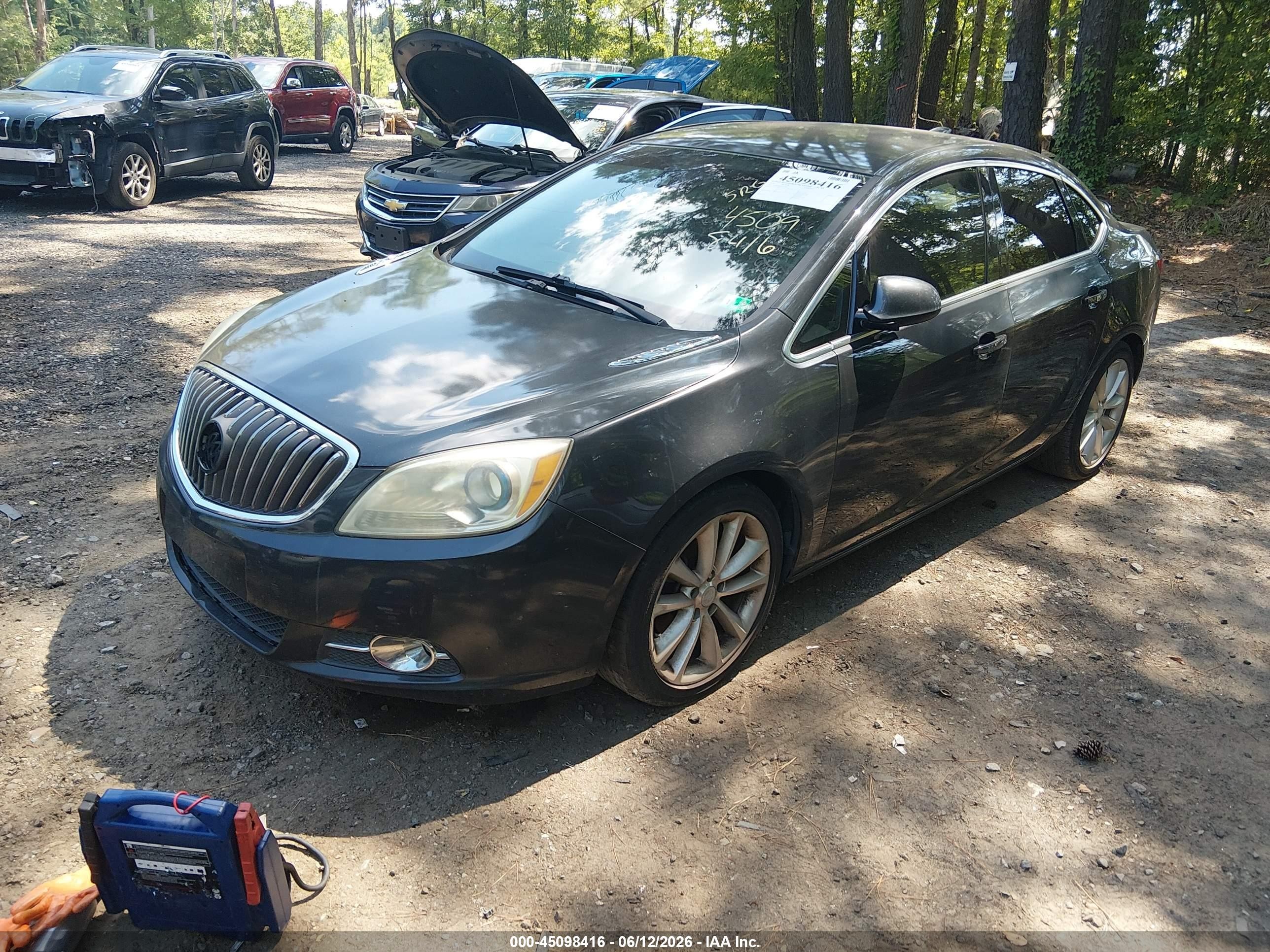 2015 Buick Verano Leather Group Gray vin: 1G4PS5SK6F4128972