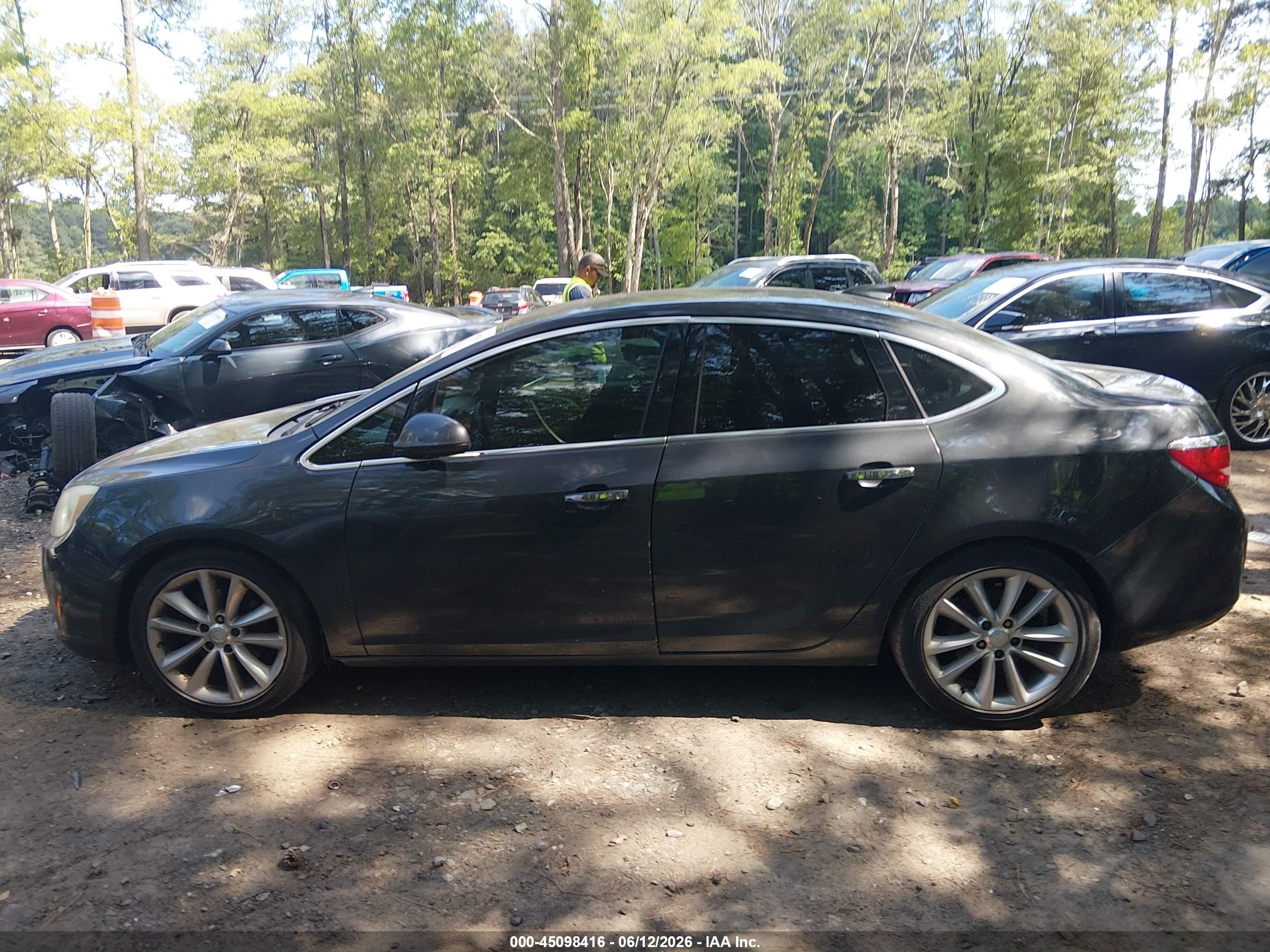 2015 Buick Verano Leather Group Gray vin: 1G4PS5SK6F4128972