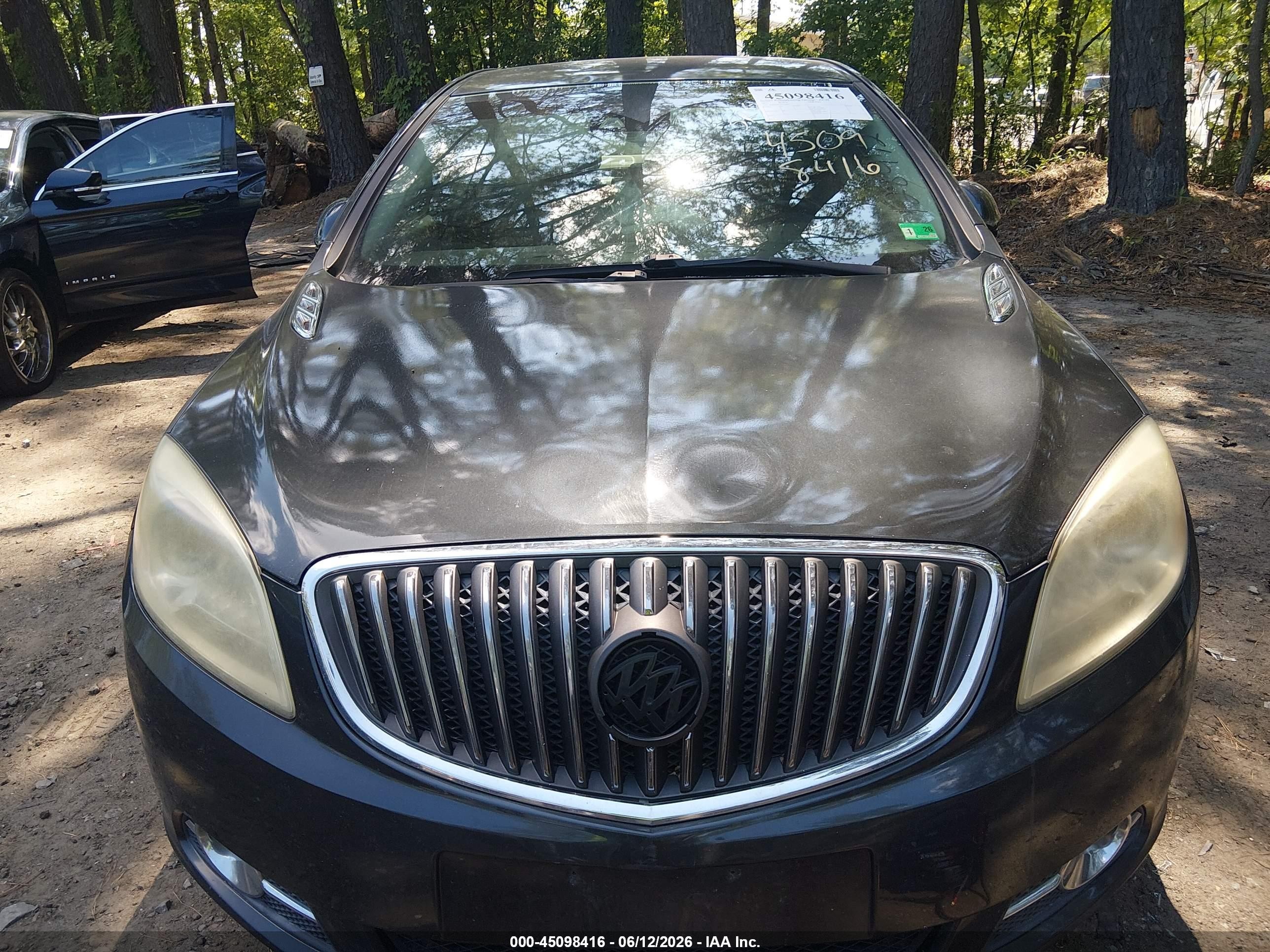 2015 Buick Verano Leather Group Gray vin: 1G4PS5SK6F4128972