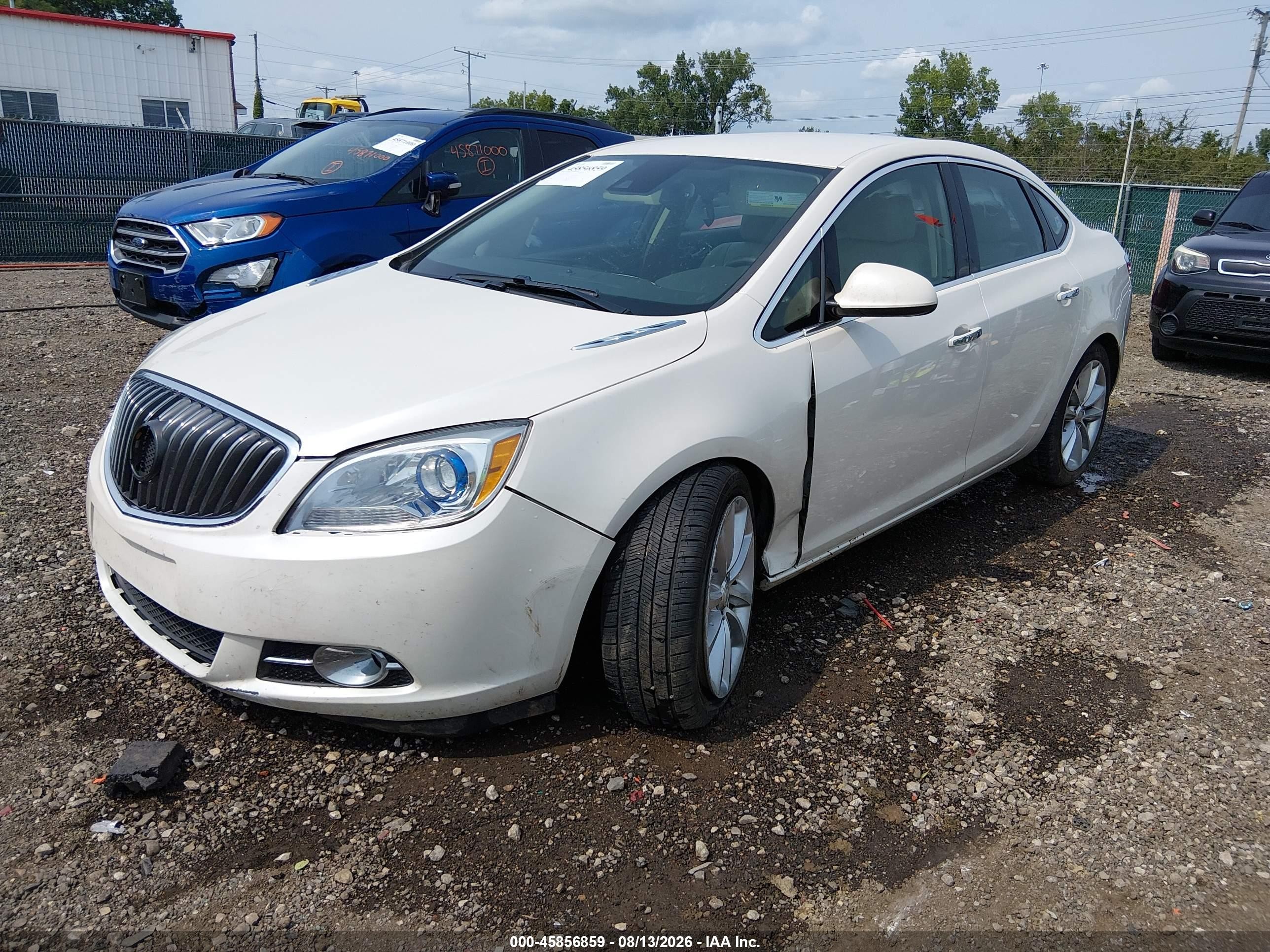 2015 Buick Verano Leather Group White vin: 1G4PS5SK6F4162250
