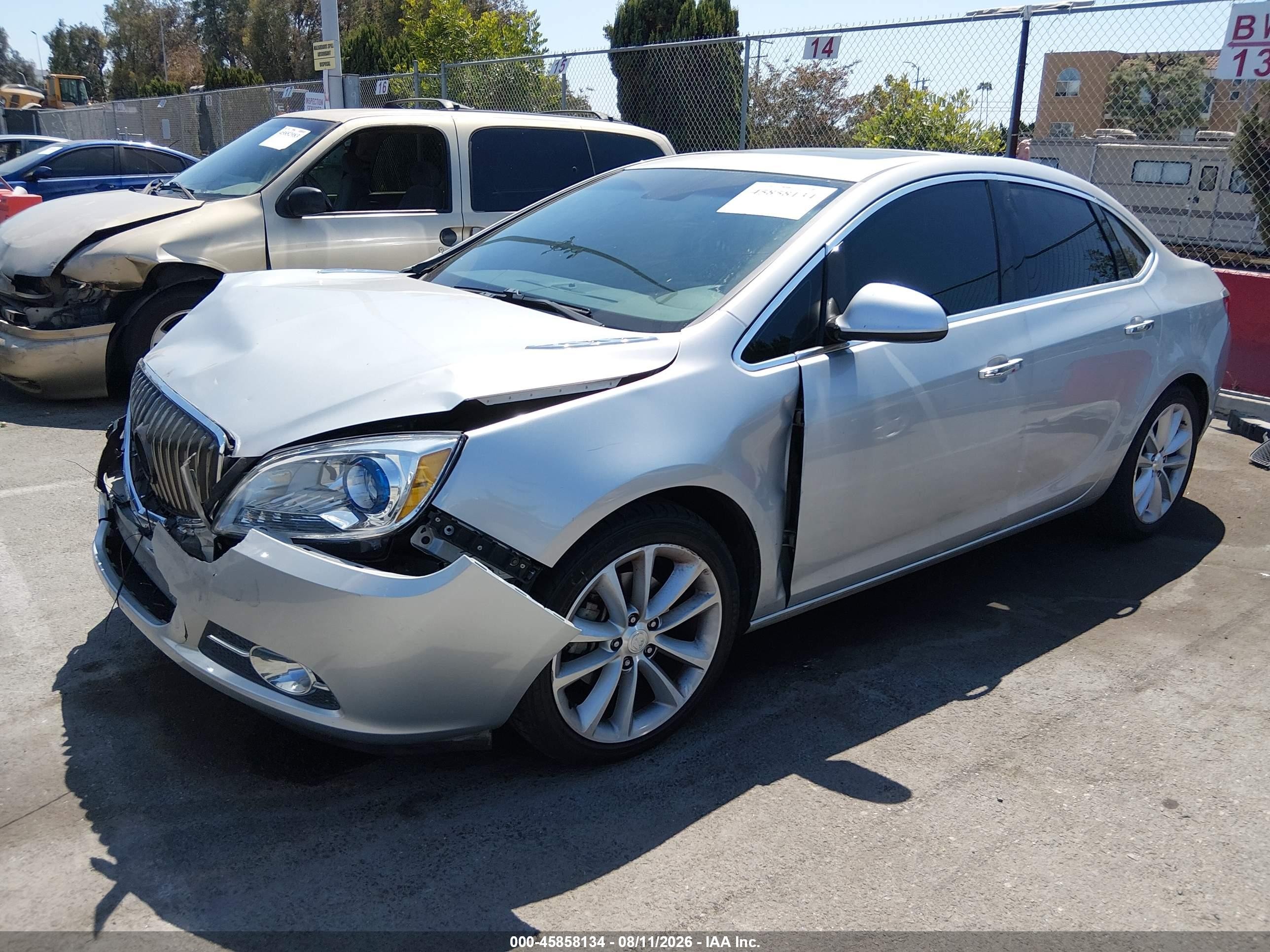 2012 Buick Verano Leather Group Silver vin: 1G4PS5SK7C4156310