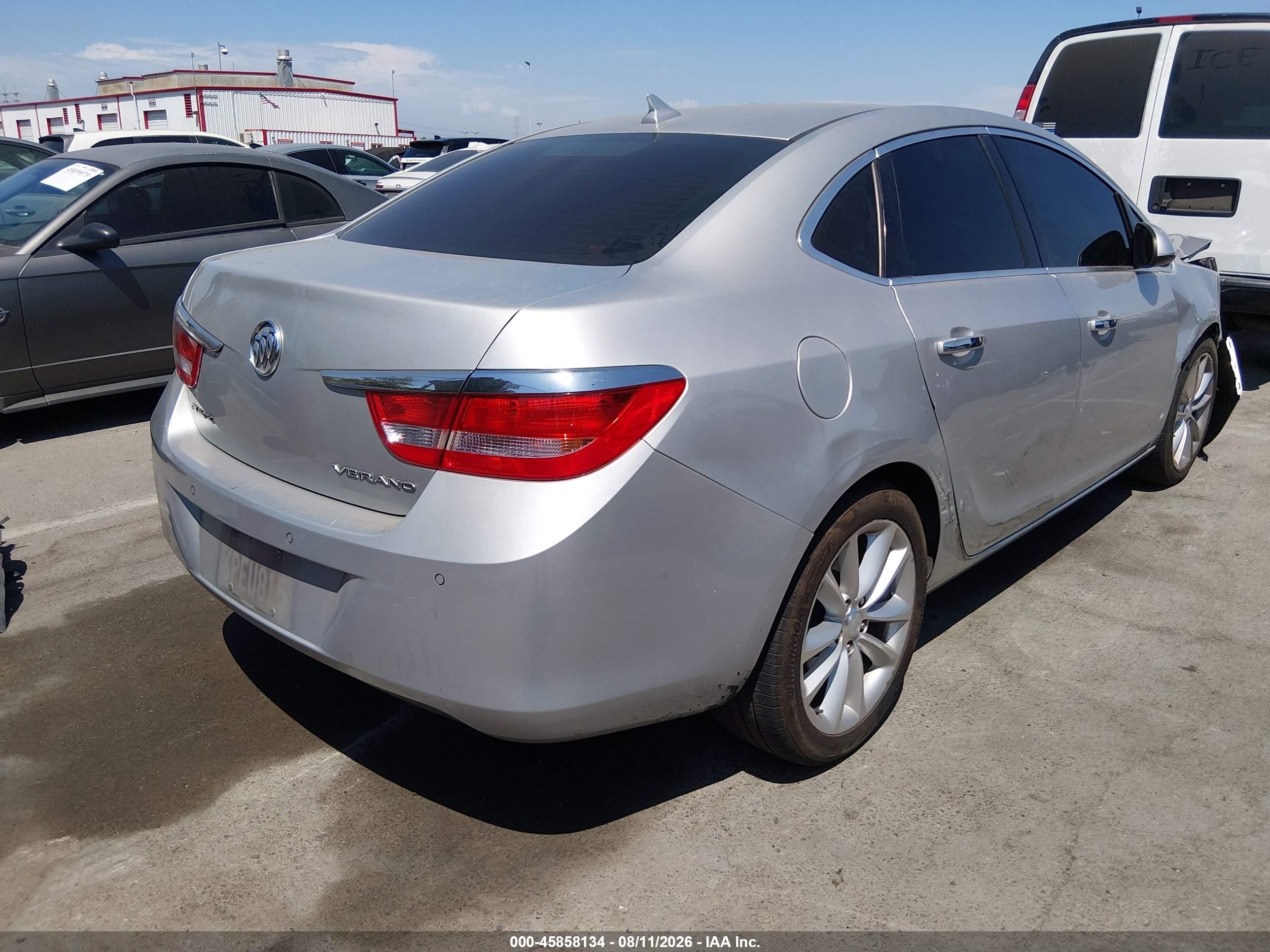 2012 Buick Verano Leather Group Silver vin: 1G4PS5SK7C4156310