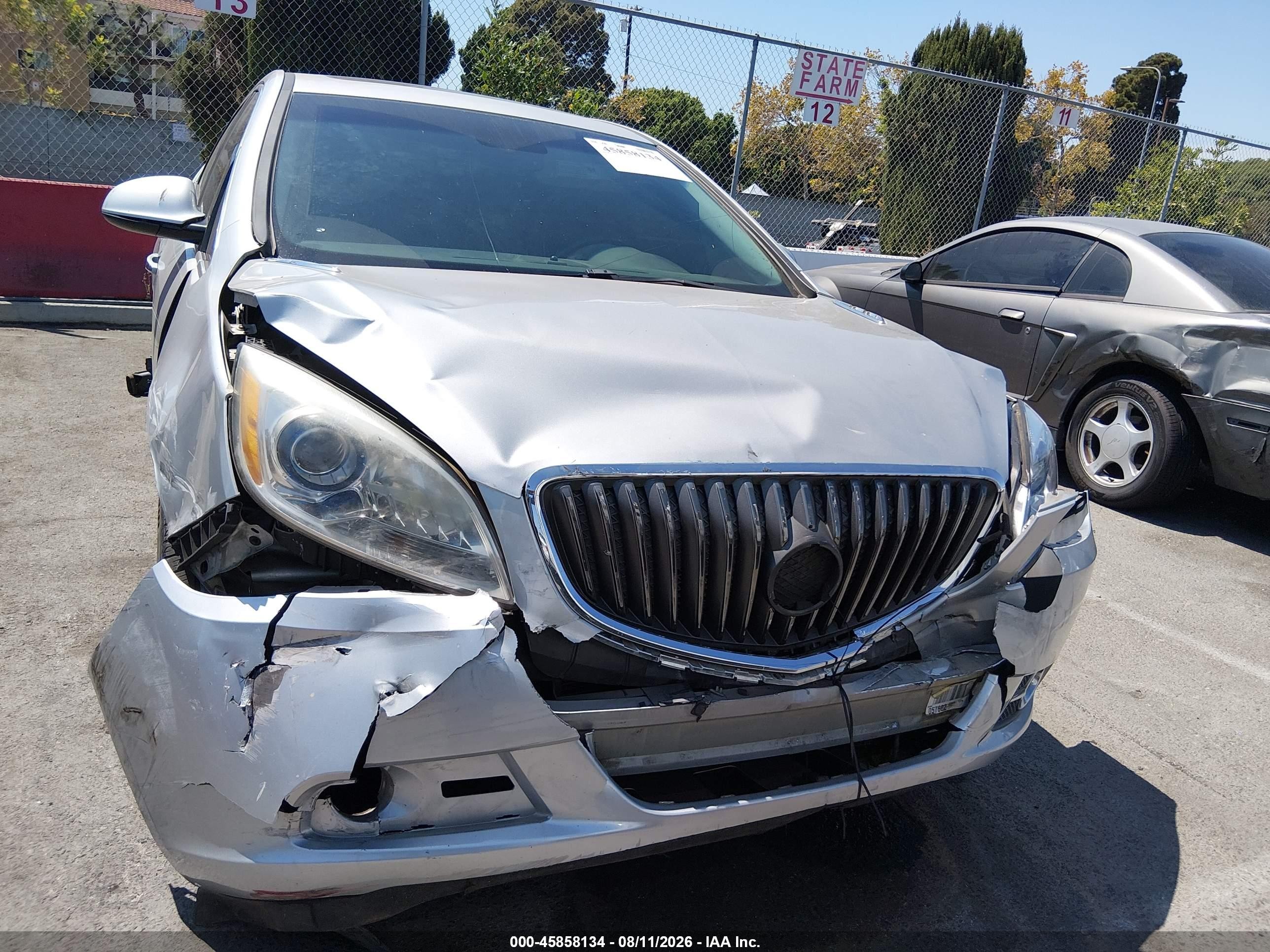 2012 Buick Verano Leather Group Silver vin: 1G4PS5SK7C4156310