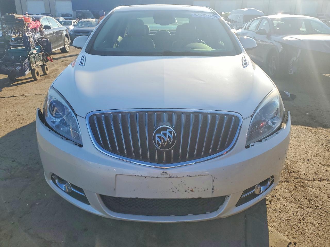 2013 Buick Verano White vin: 1G4PS5SK7D4130095