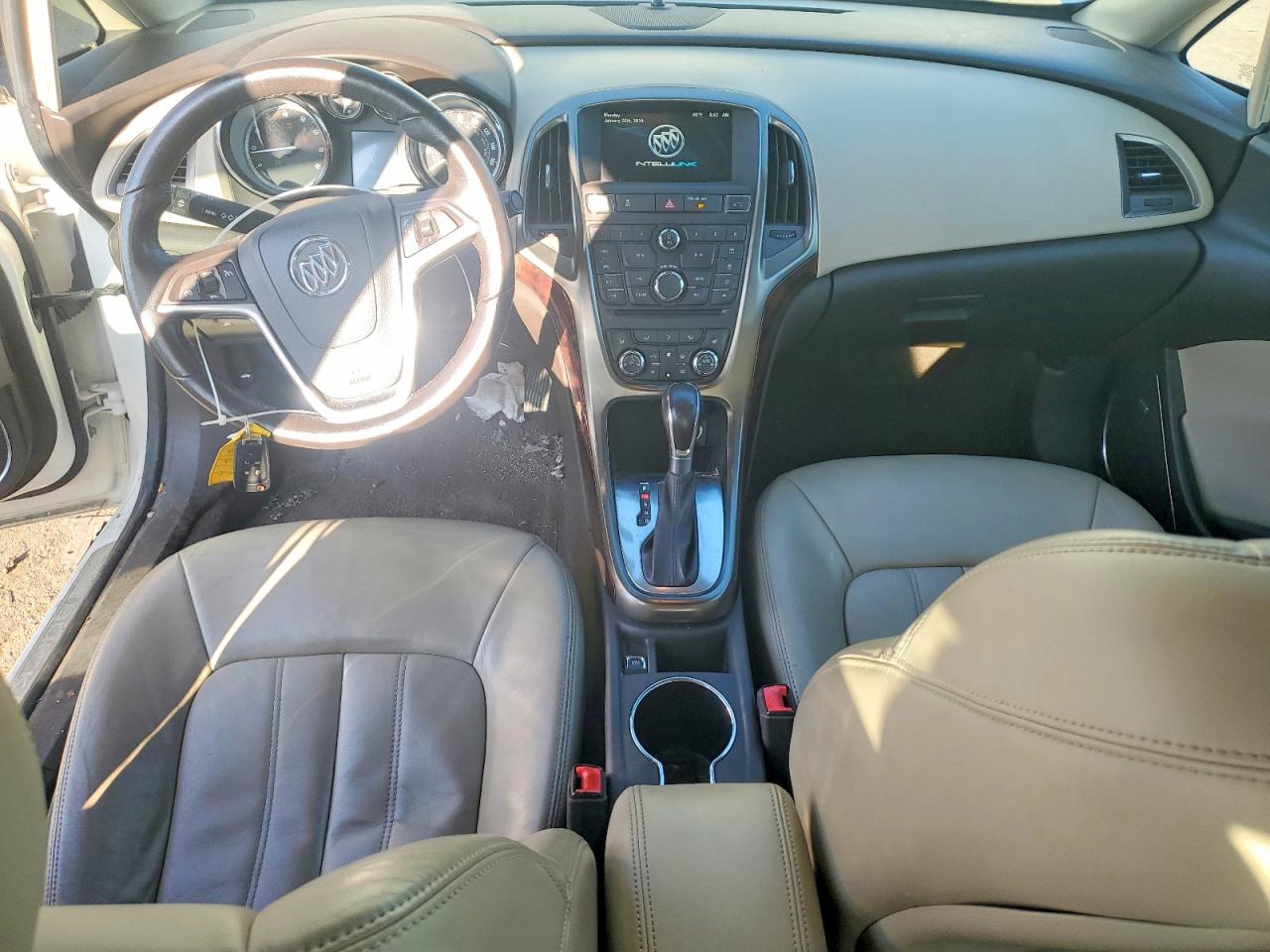 2013 Buick Verano White vin: 1G4PS5SK7D4130095