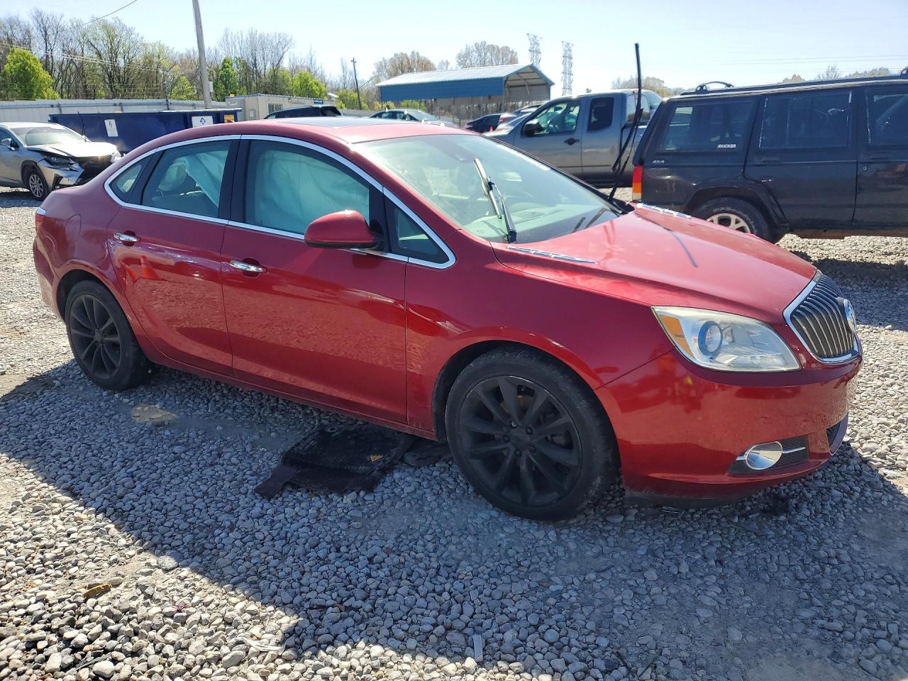 2014 Buick Verano Red vin: 1G4PS5SK7E4217626