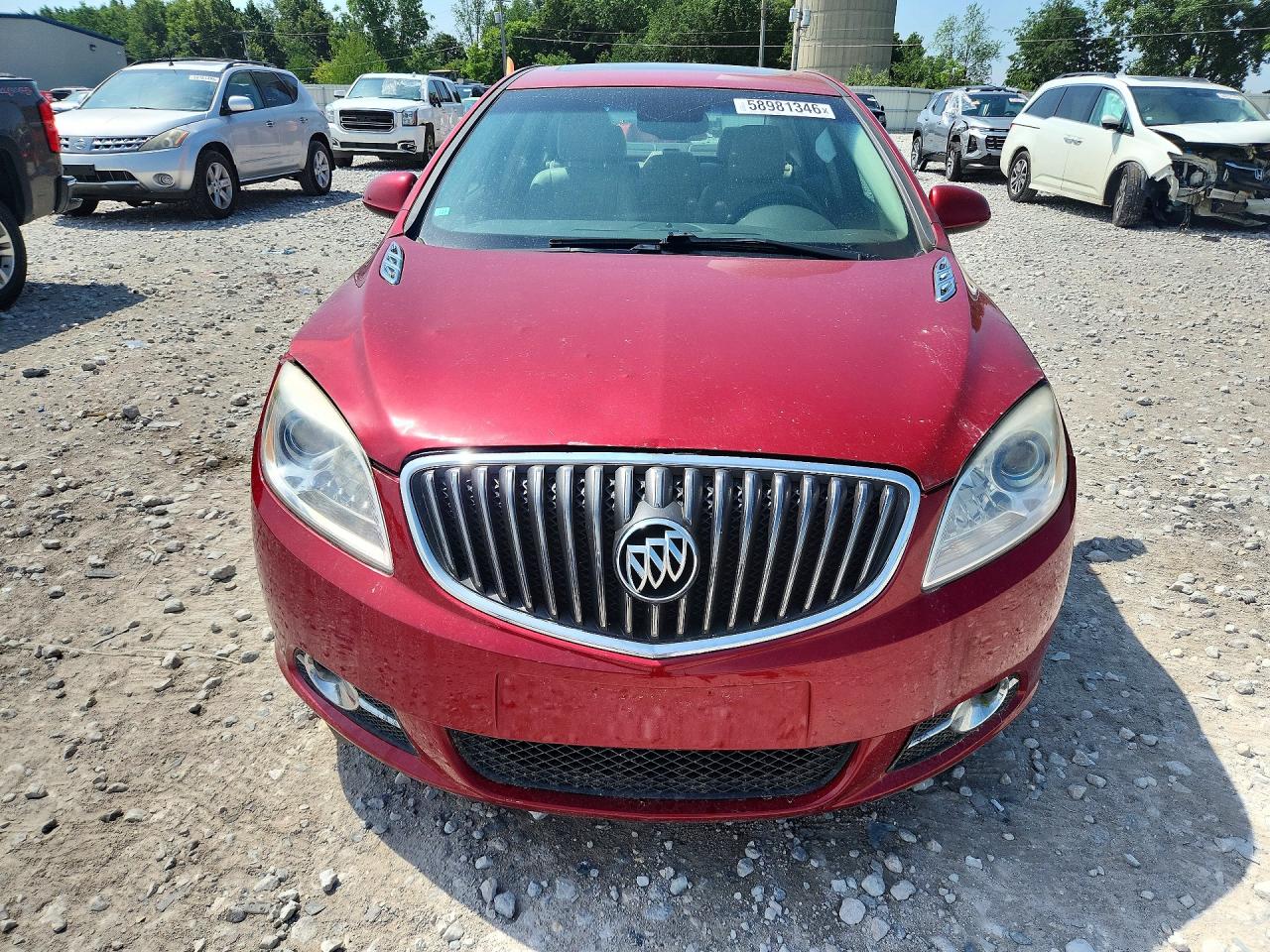 2012 Buick Verano Red vin: 1G4PS5SK8C4134896