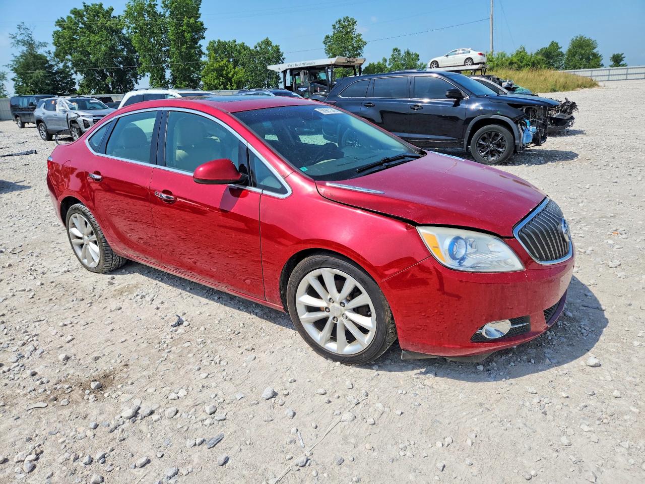 2012 Buick Verano Red vin: 1G4PS5SK8C4134896