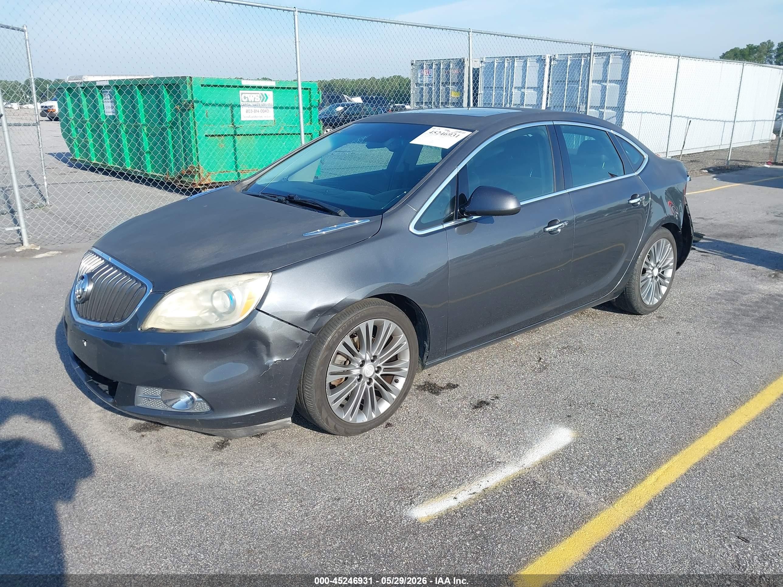 2013 Buick Verano   Gray vin: 1G4PS5SK8D4147259
