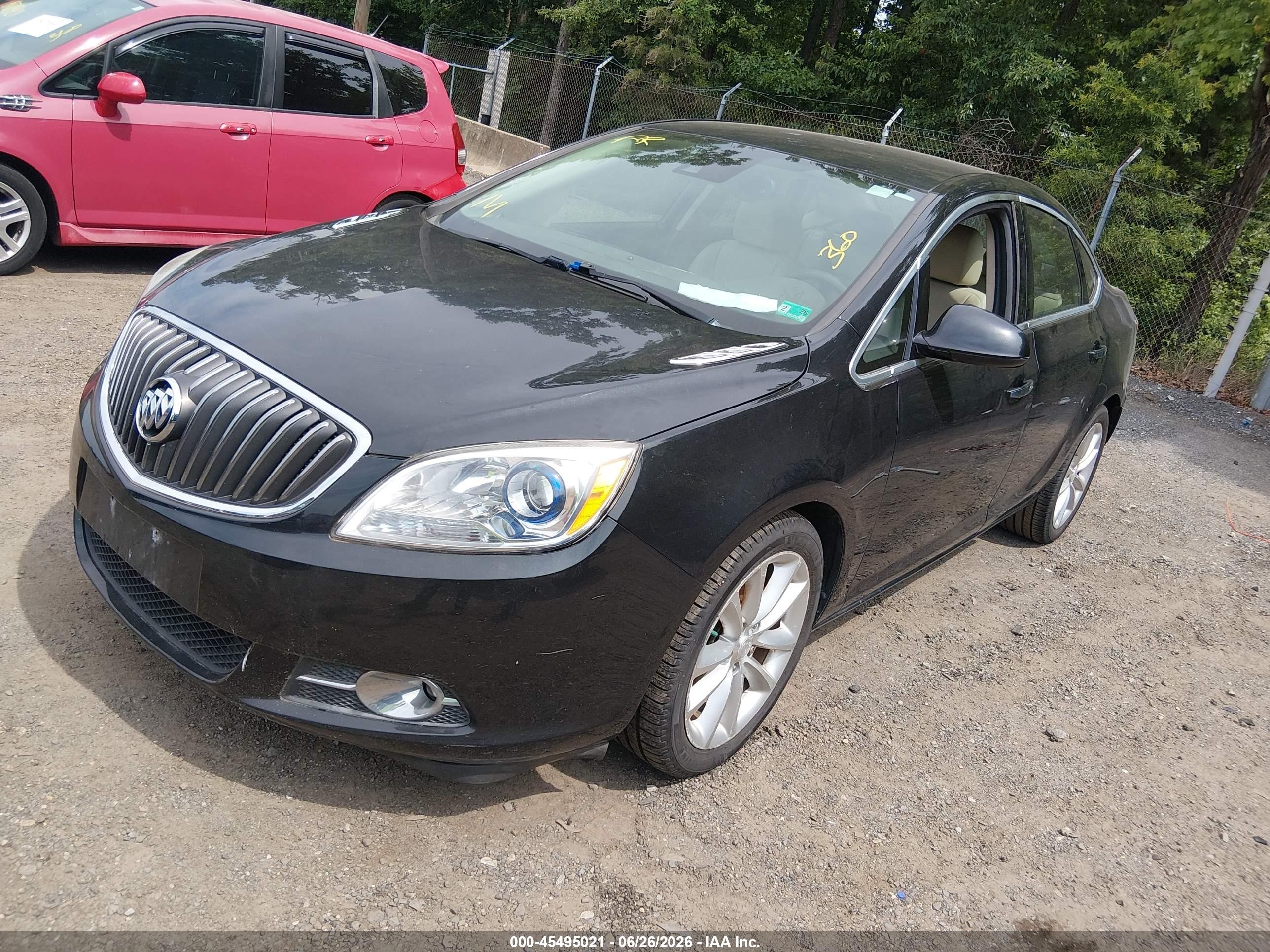 2015 Buick Verano Leather Group Black vin: 1G4PS5SK8F4156465