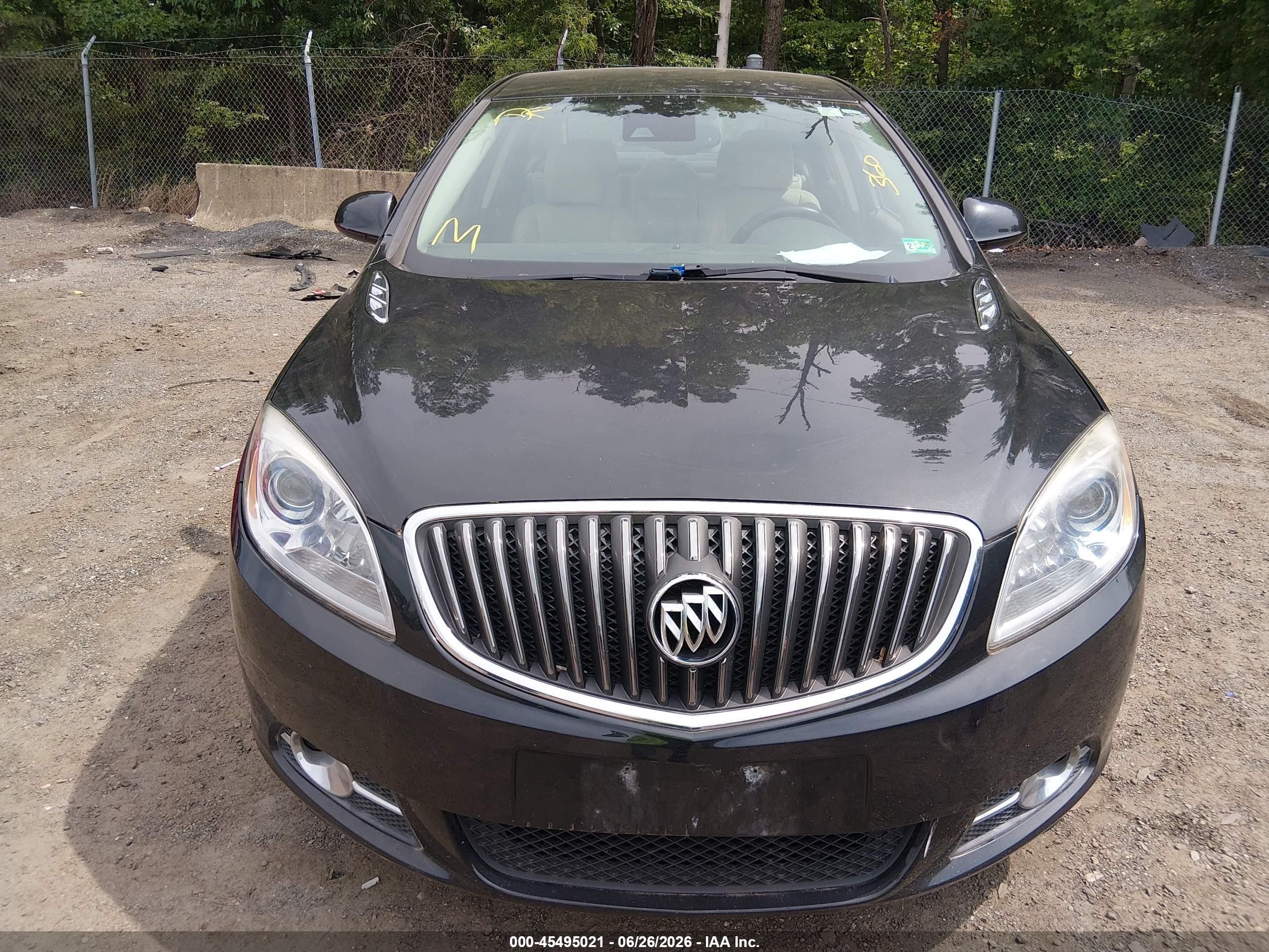 2015 Buick Verano Leather Group Black vin: 1G4PS5SK8F4156465