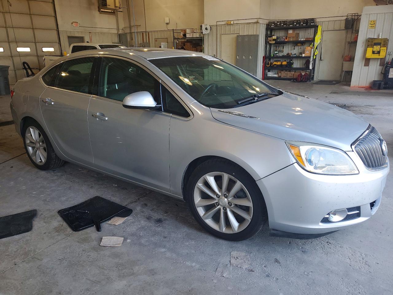 2012 Buick Verano Silver vin: 1G4PS5SK9C4130212