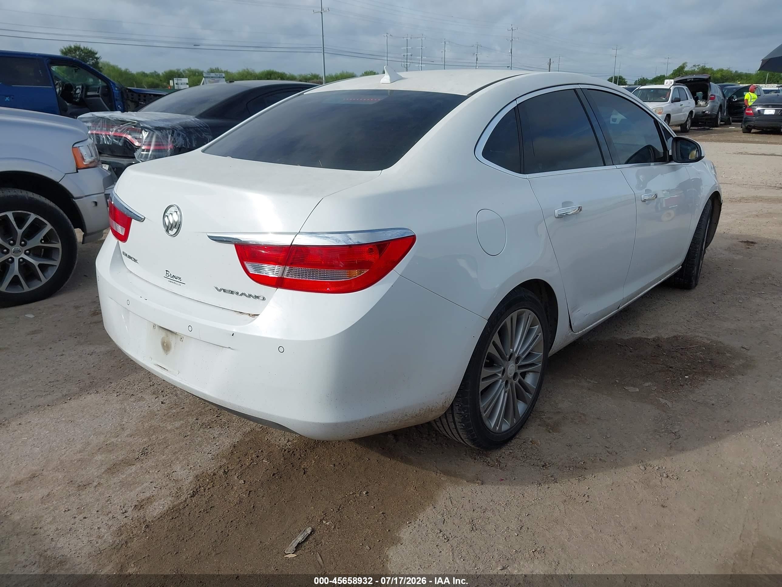 2012 Buick Verano Leather Group White vin: 1G4PS5SK9C4200856