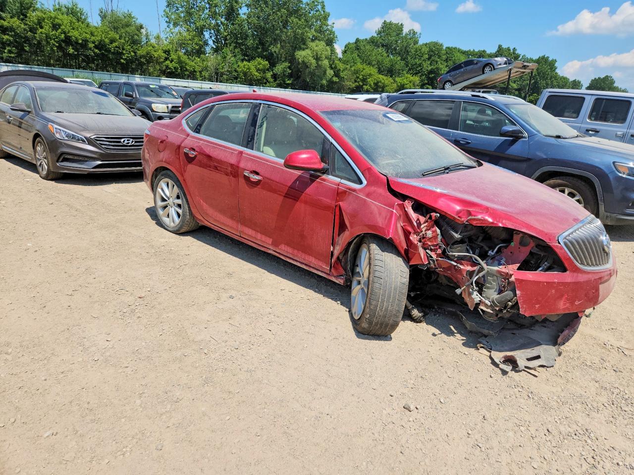 2013 Buick Verano Red vin: 1G4PS5SK9D4100158