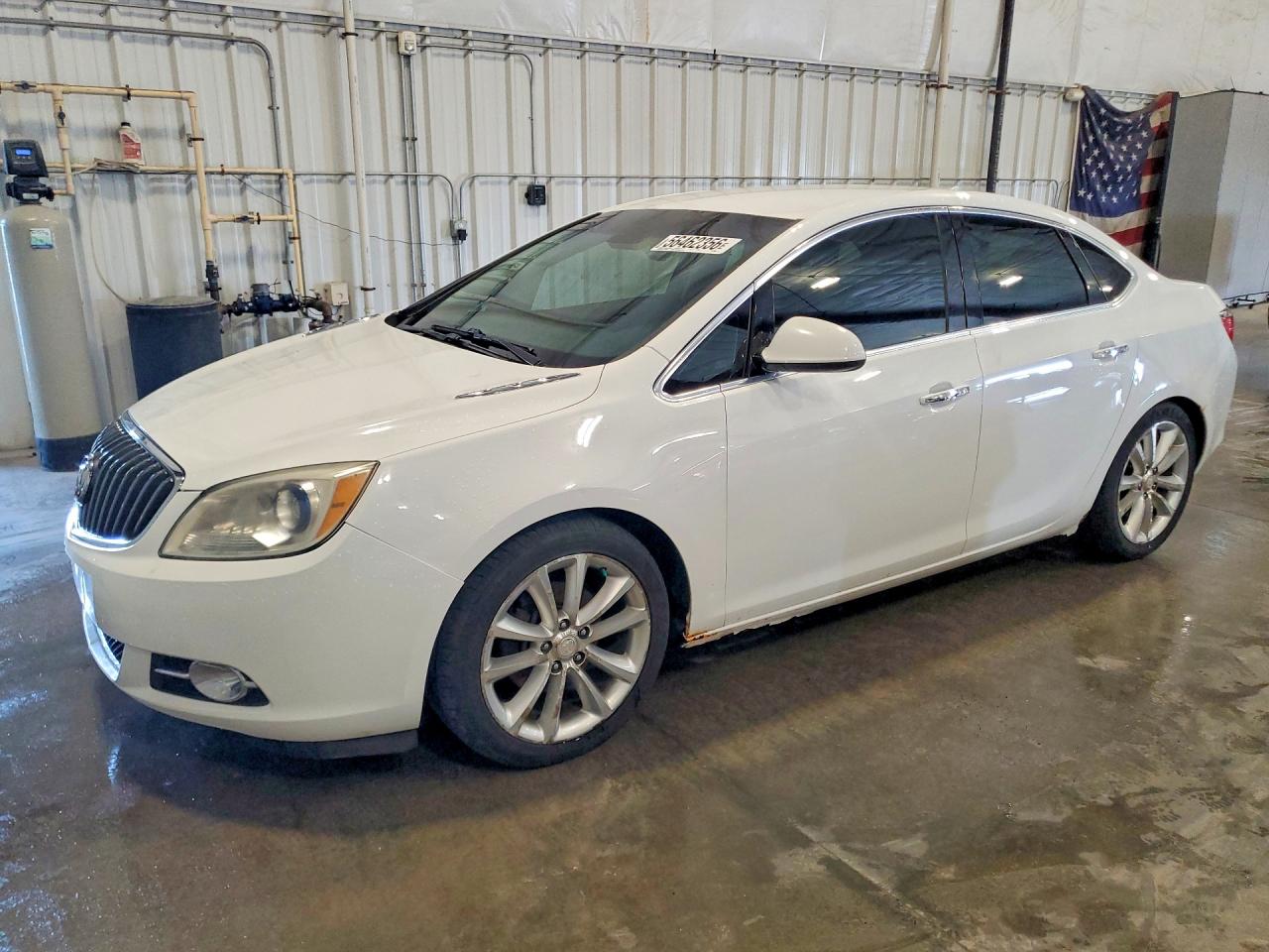 2013 Buick Verano White vin: 1G4PS5SK9D4238931