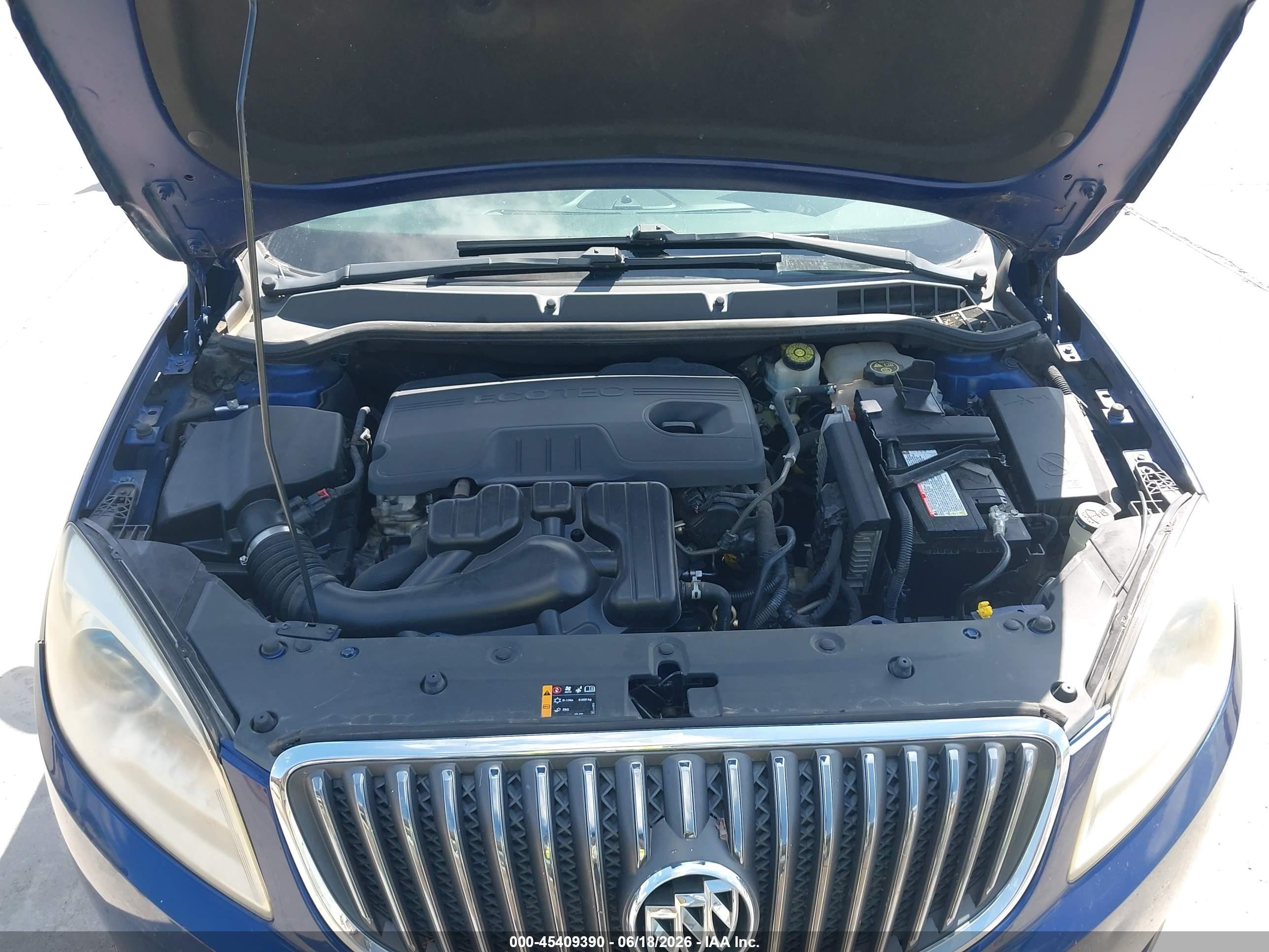 2014 Buick Verano Leather Group Blue vin: 1G4PS5SKXE4153629
