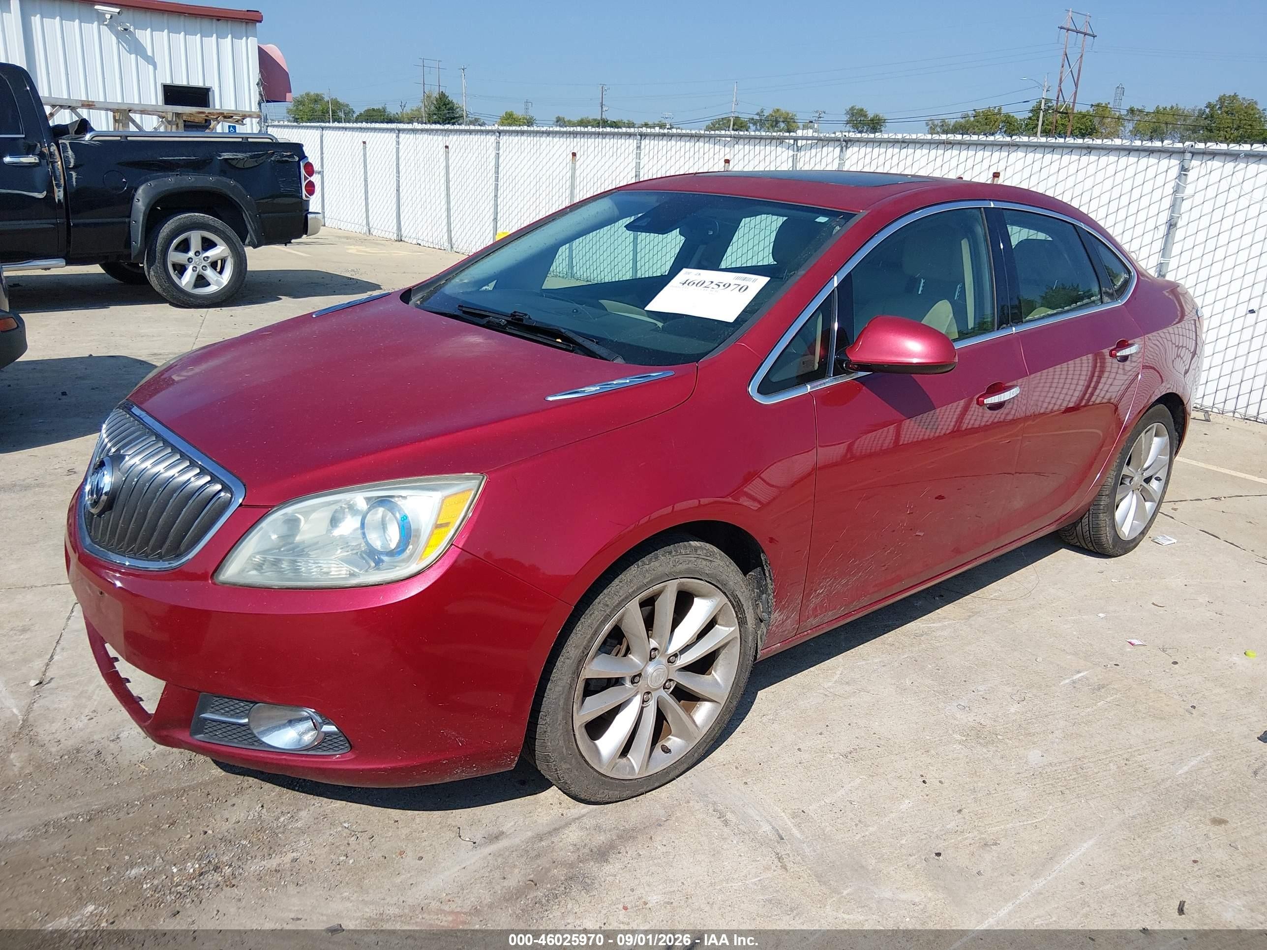2014 Buick Verano Leather Group Red vin: 1G4PS5SKXE4233254