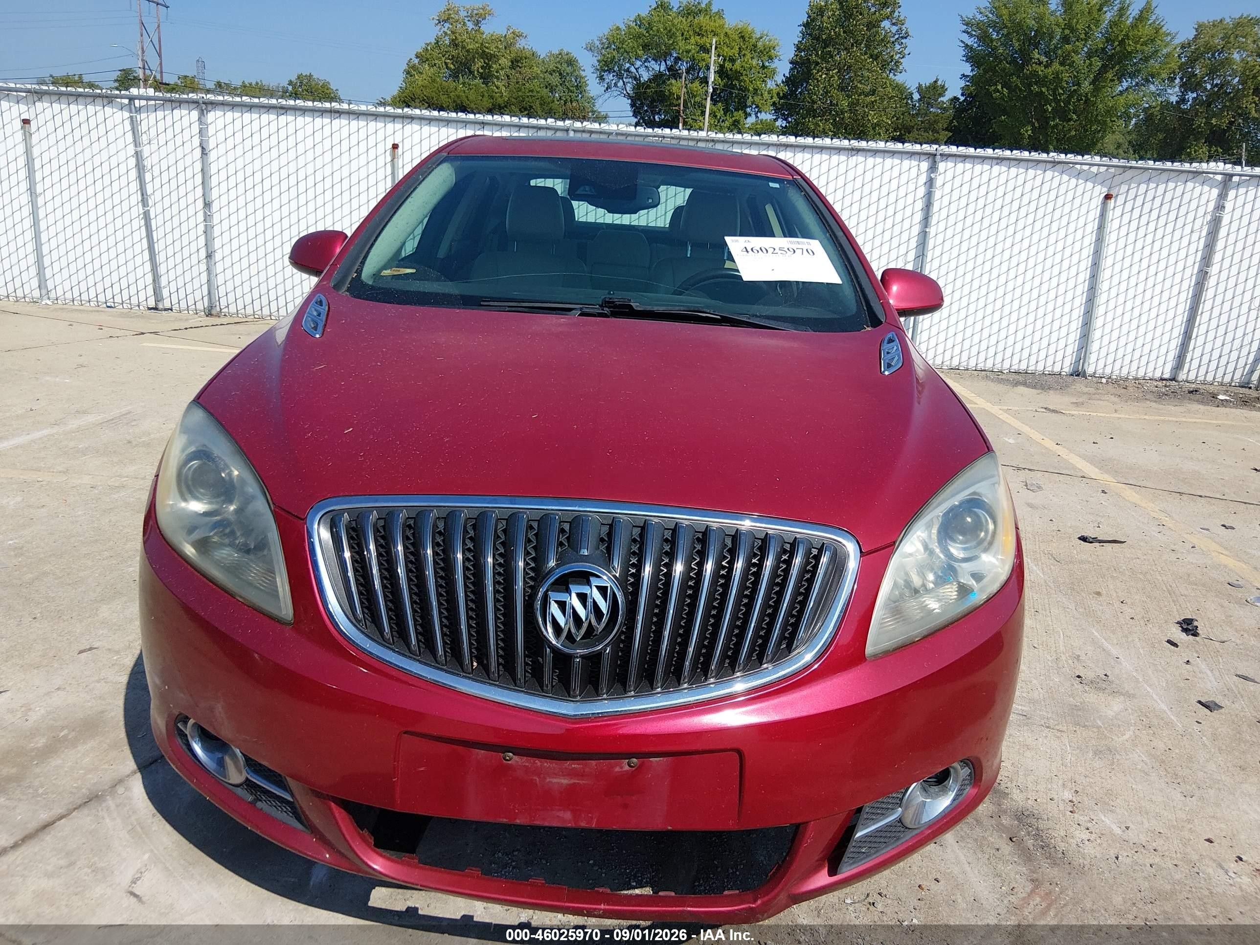 2014 Buick Verano Leather Group Red vin: 1G4PS5SKXE4233254