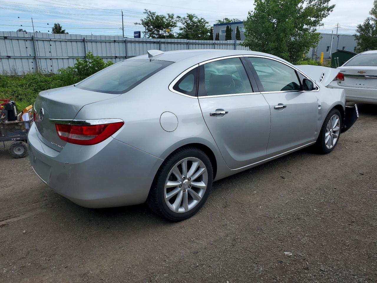 2015 Buick Verano Silver vin: 1G4PS5SKXF4125279