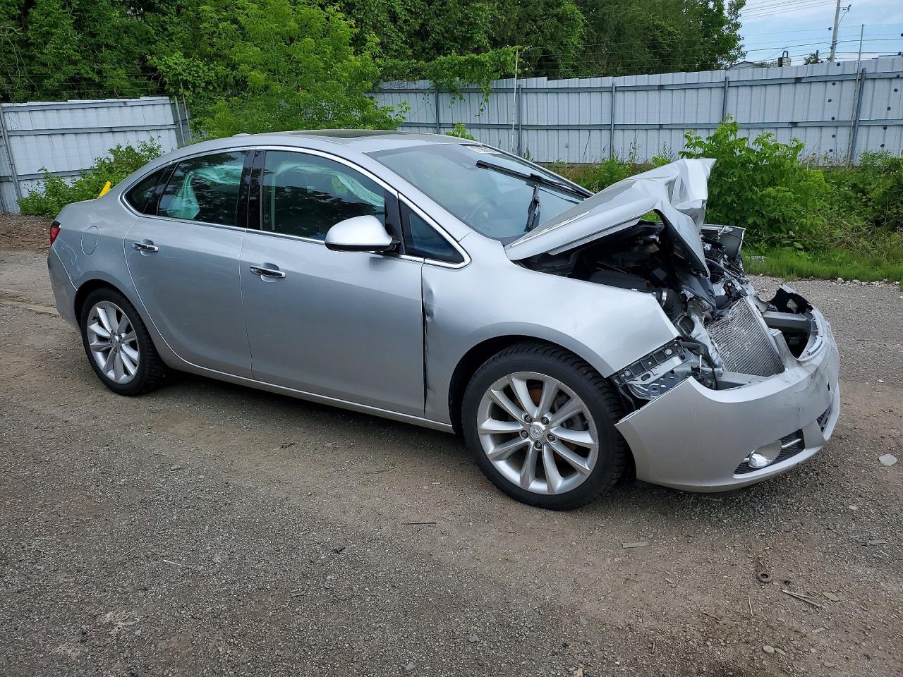 2015 Buick Verano Silver vin: 1G4PS5SKXF4125279