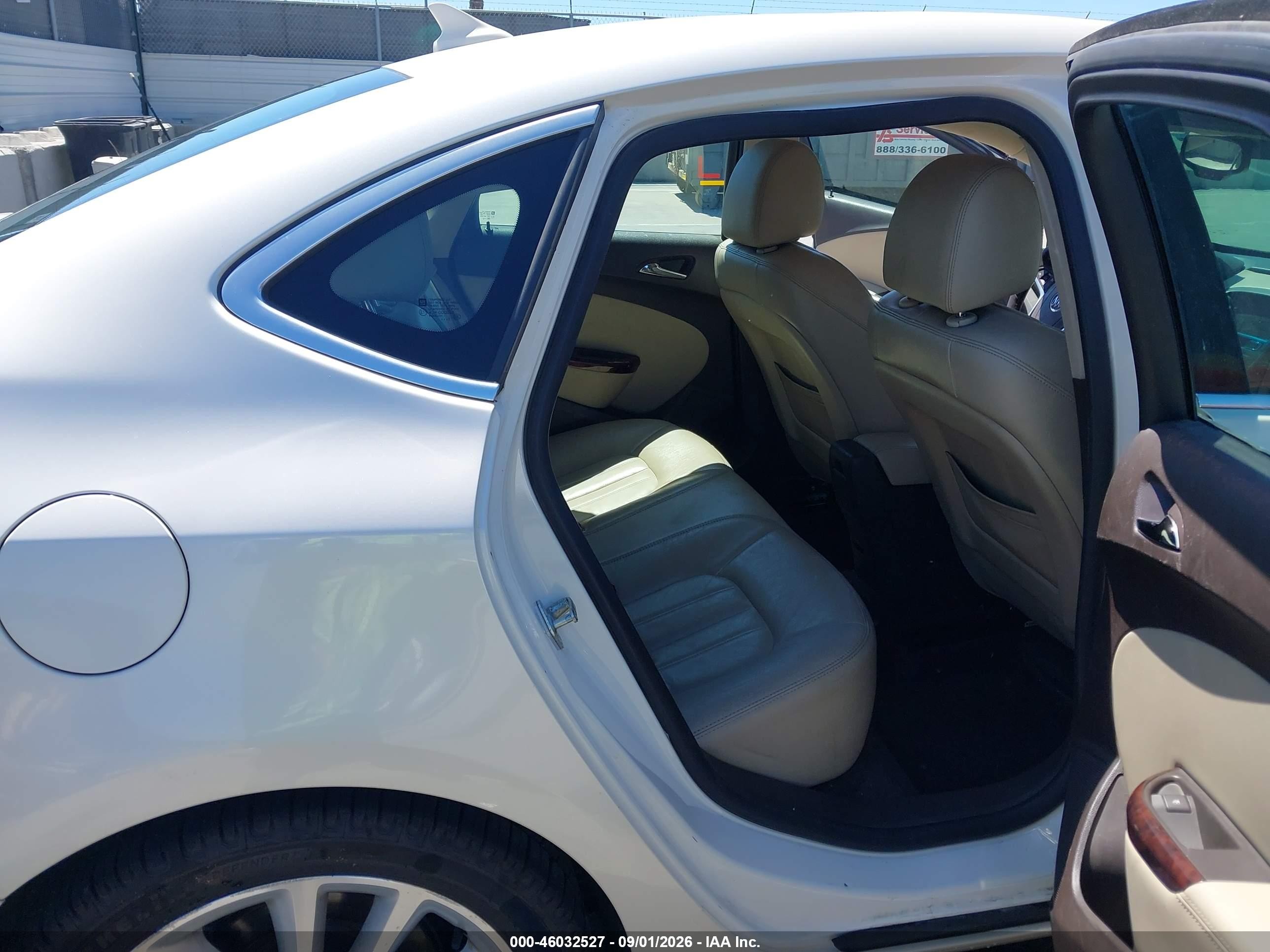 2013 Buick Verano Premium Group White vin: 1G4PT5SV0D4255947