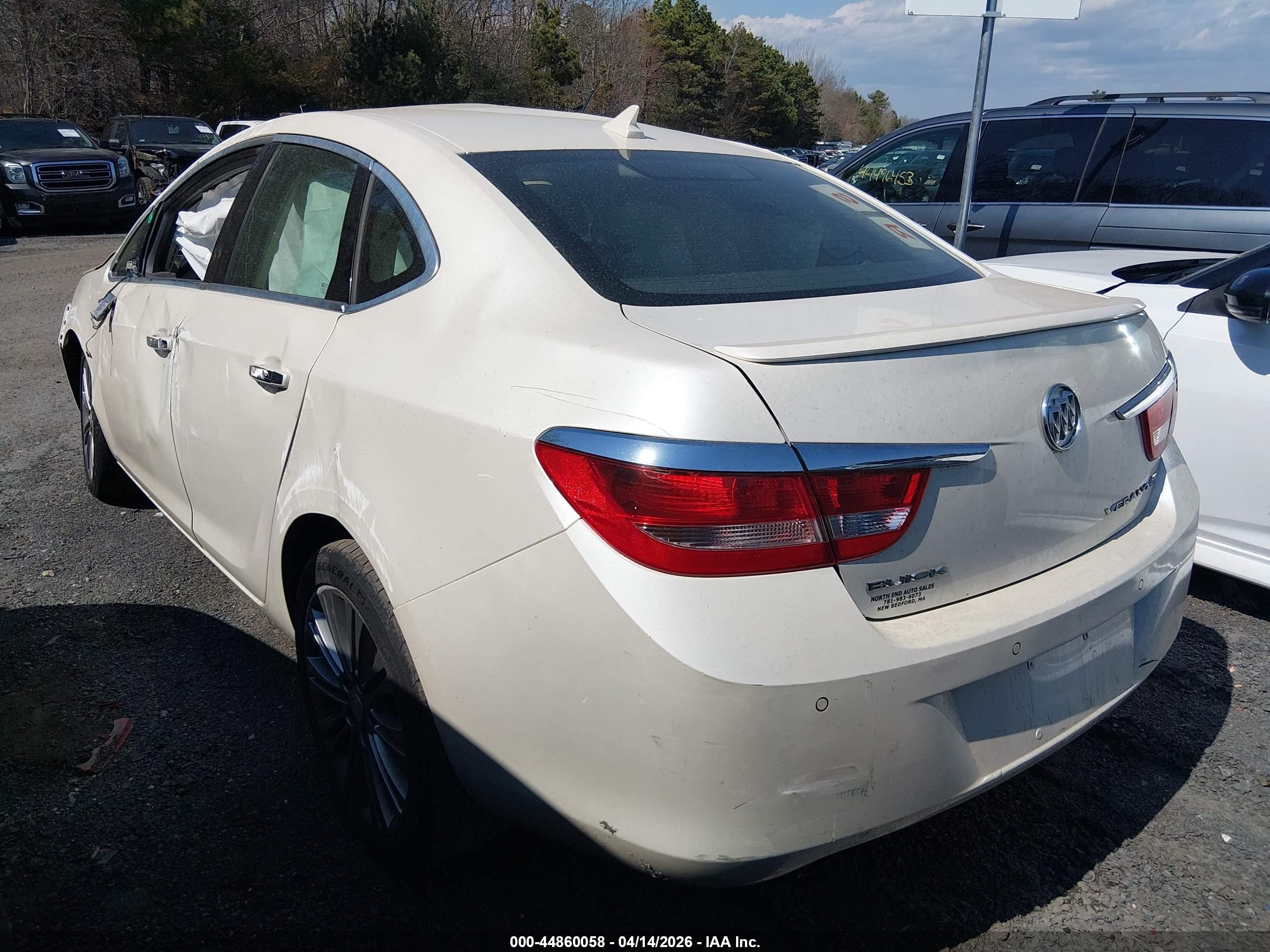 2013 Buick Verano Premium Group White vin: 1G4PT5SV3D4199048