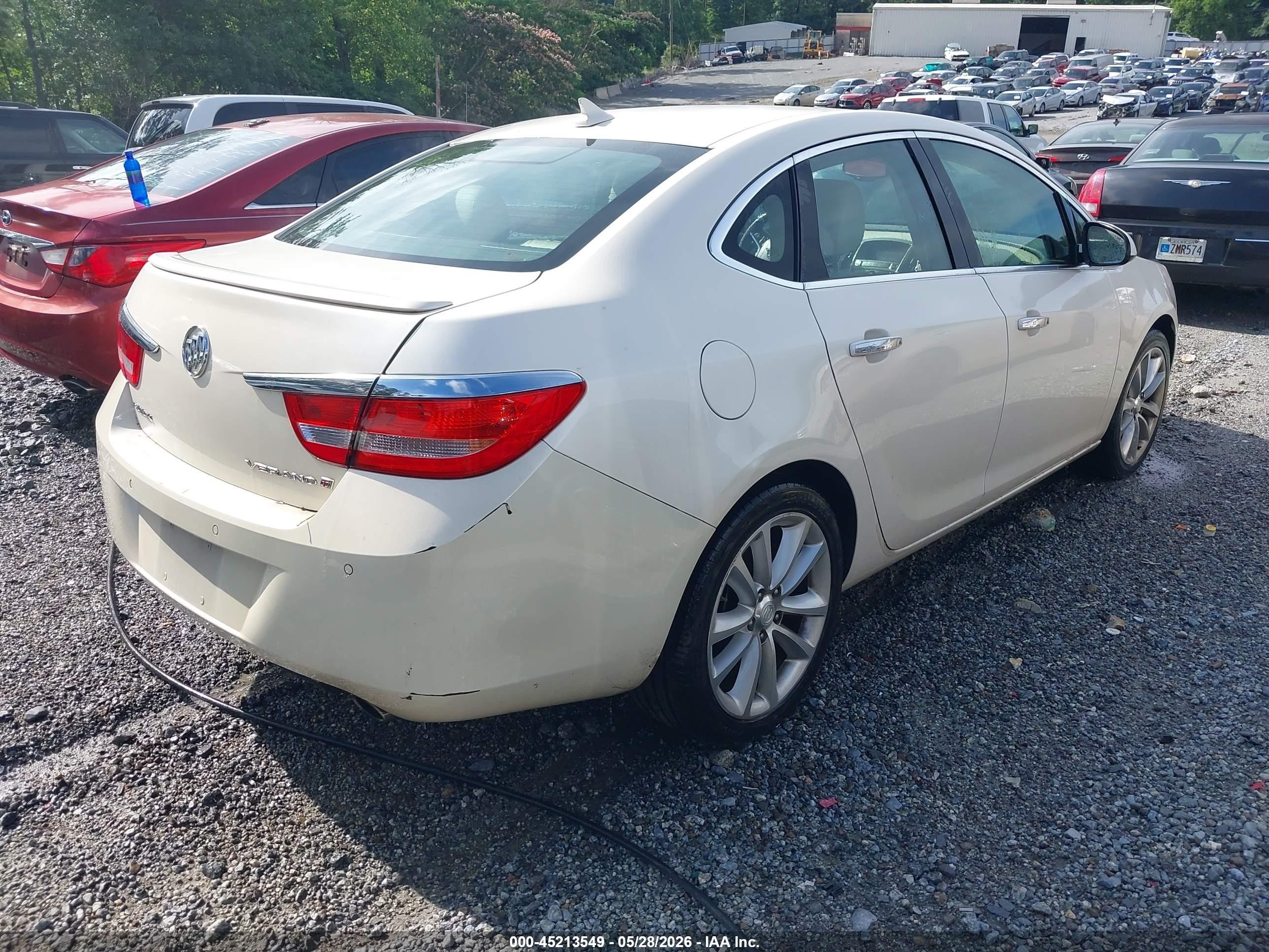 2014 Buick Verano Premium Group White vin: 1G4PT5SV5E4169440