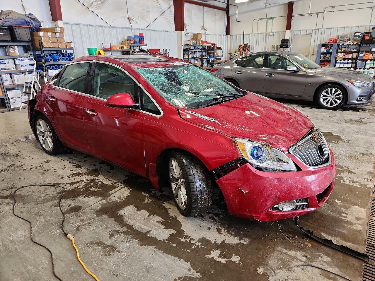 2014 Buick Verano Premium Red vin: 1G4PT5SV9E4160787