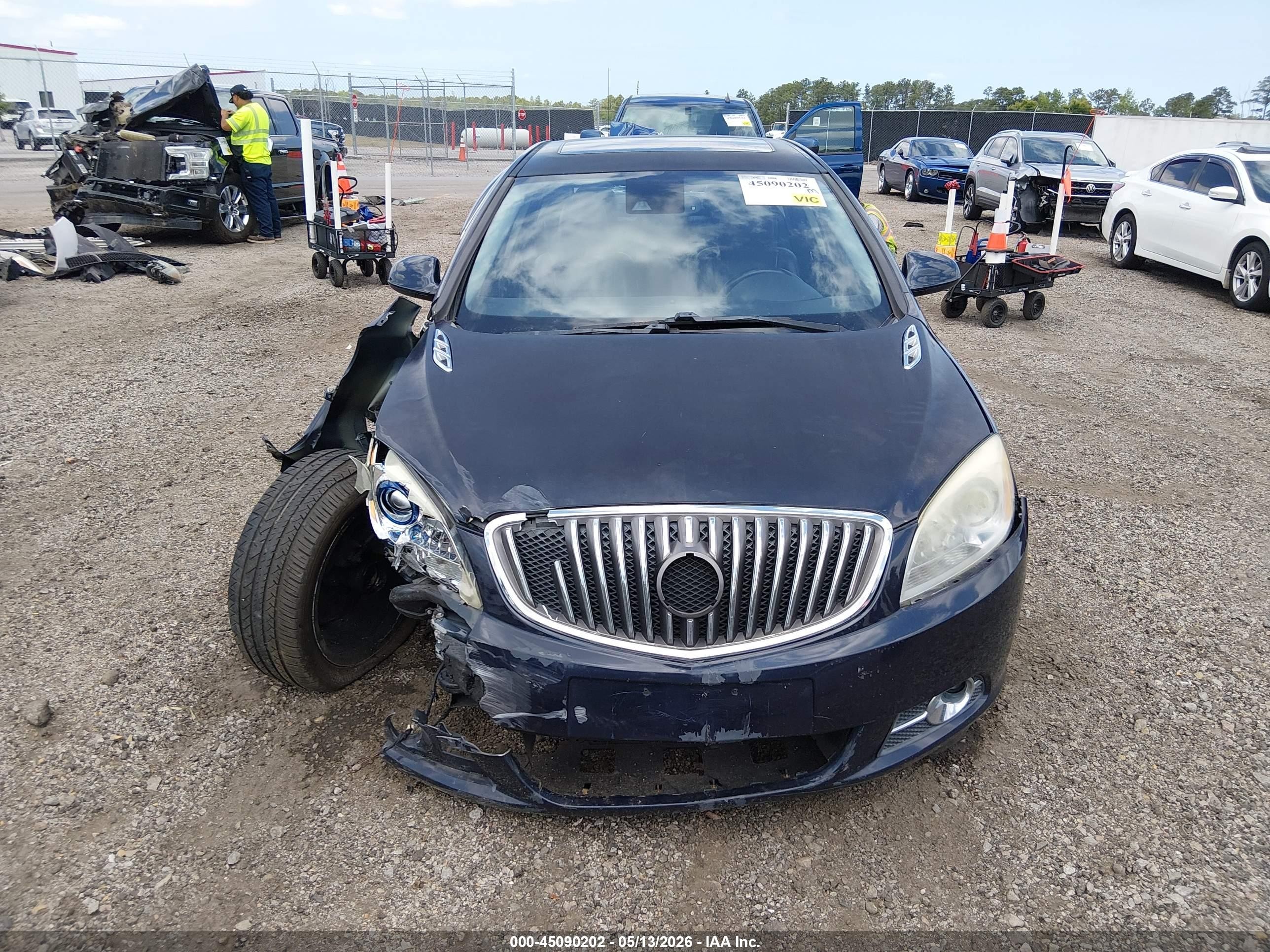 2015 Buick Verano Premium Turbo Group Dark Blue vin: 1G4PT5SV9F4217538