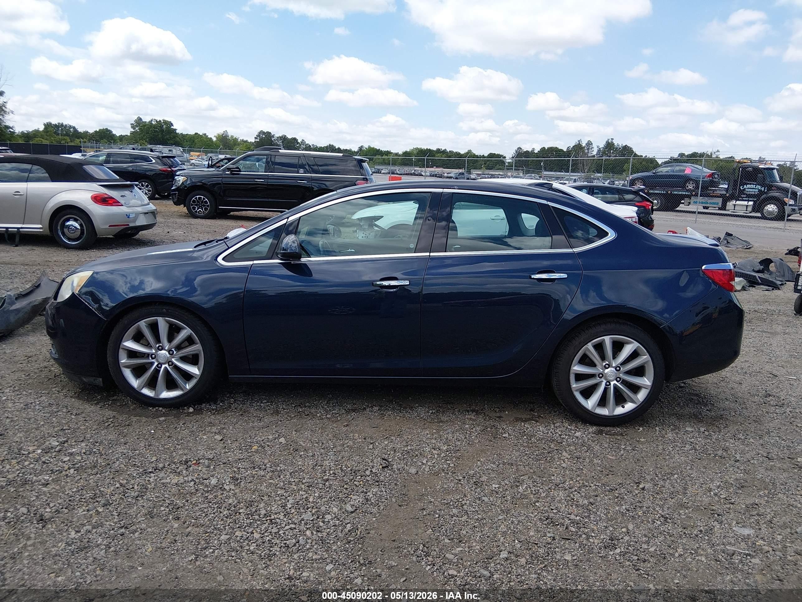 2015 Buick Verano Premium Turbo Group Dark Blue vin: 1G4PT5SV9F4217538