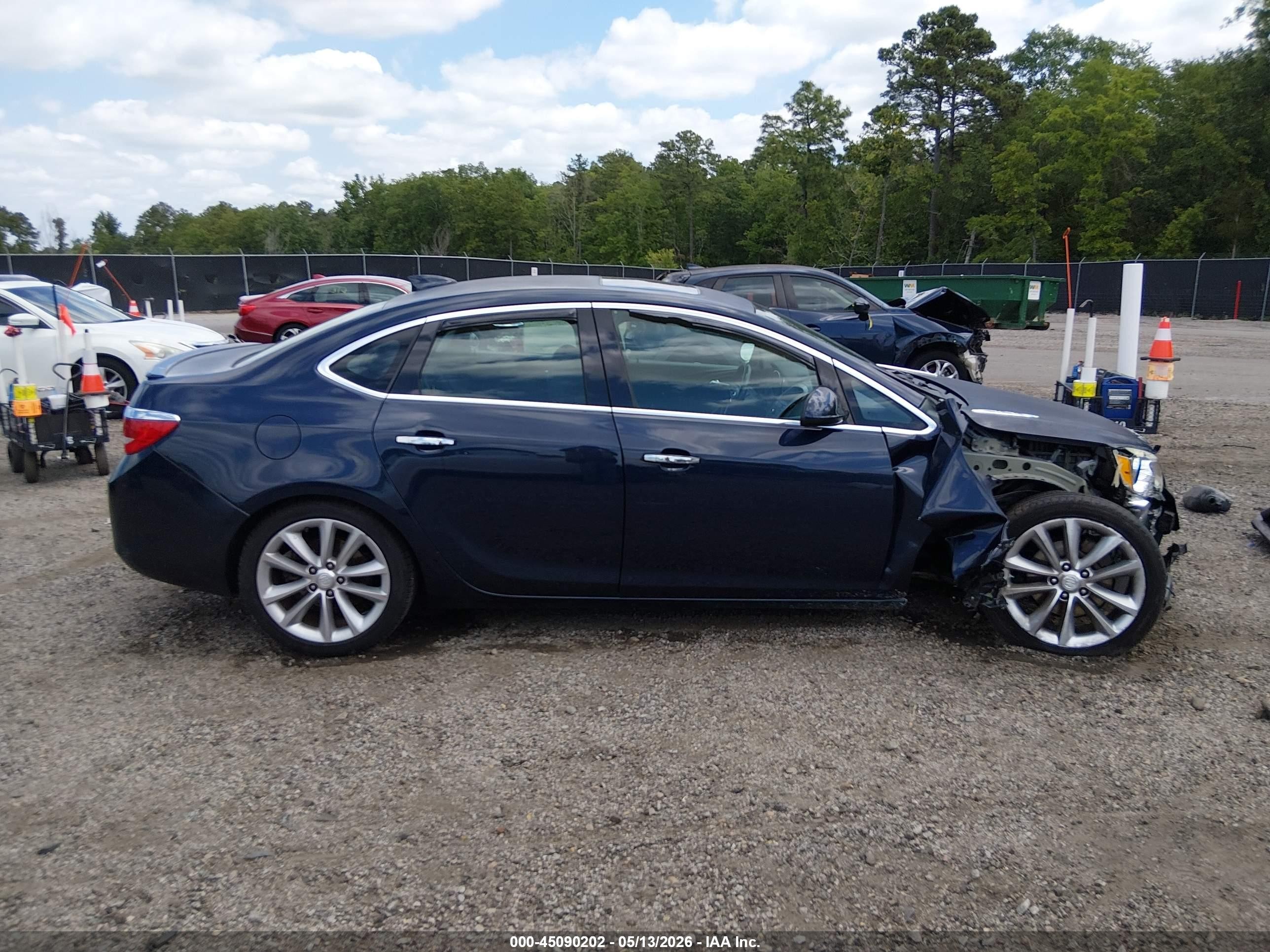 2015 Buick Verano Premium Turbo Group Dark Blue vin: 1G4PT5SV9F4217538