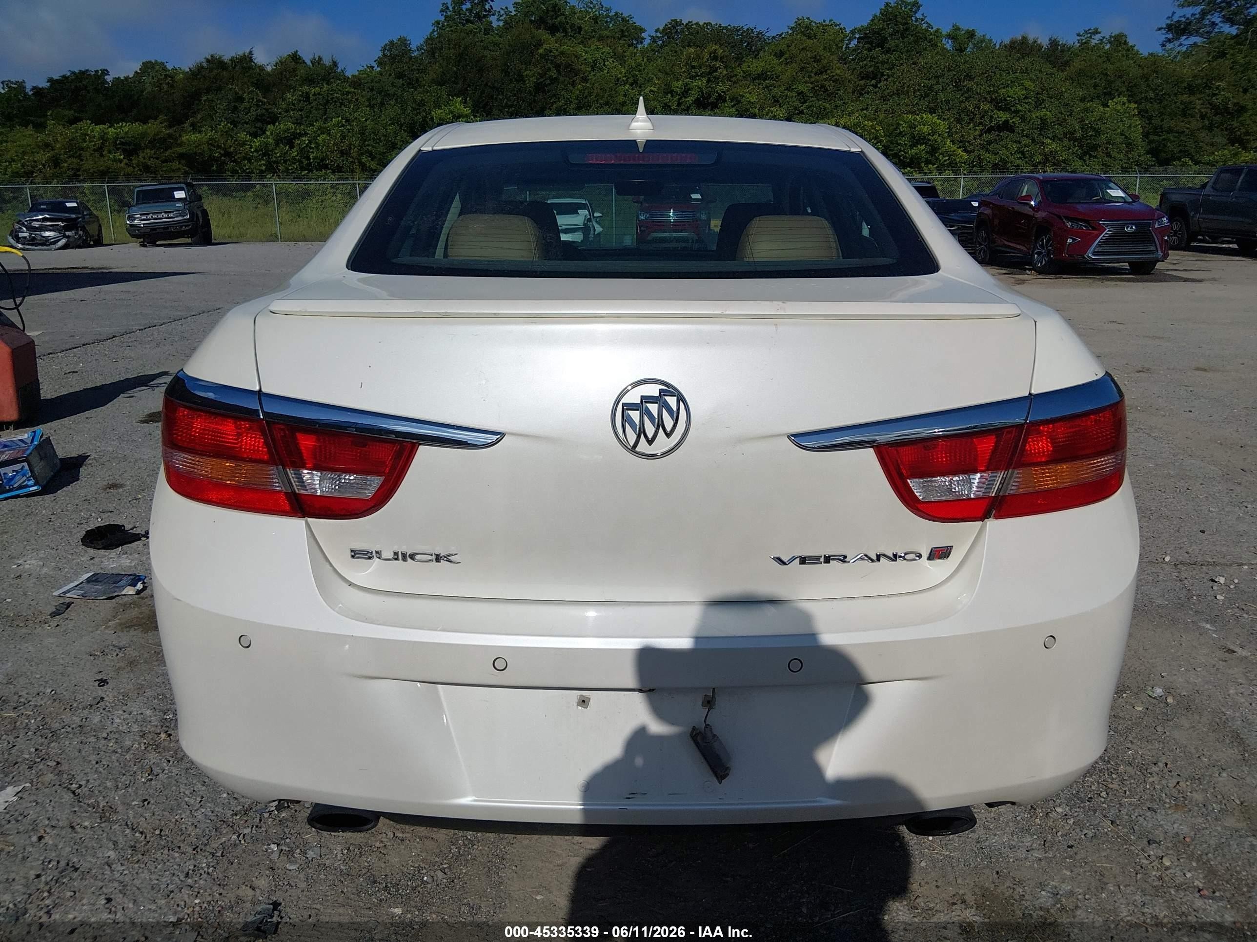 2013 Buick Verano Premium Group White vin: 1G4PT5SVXD4235897