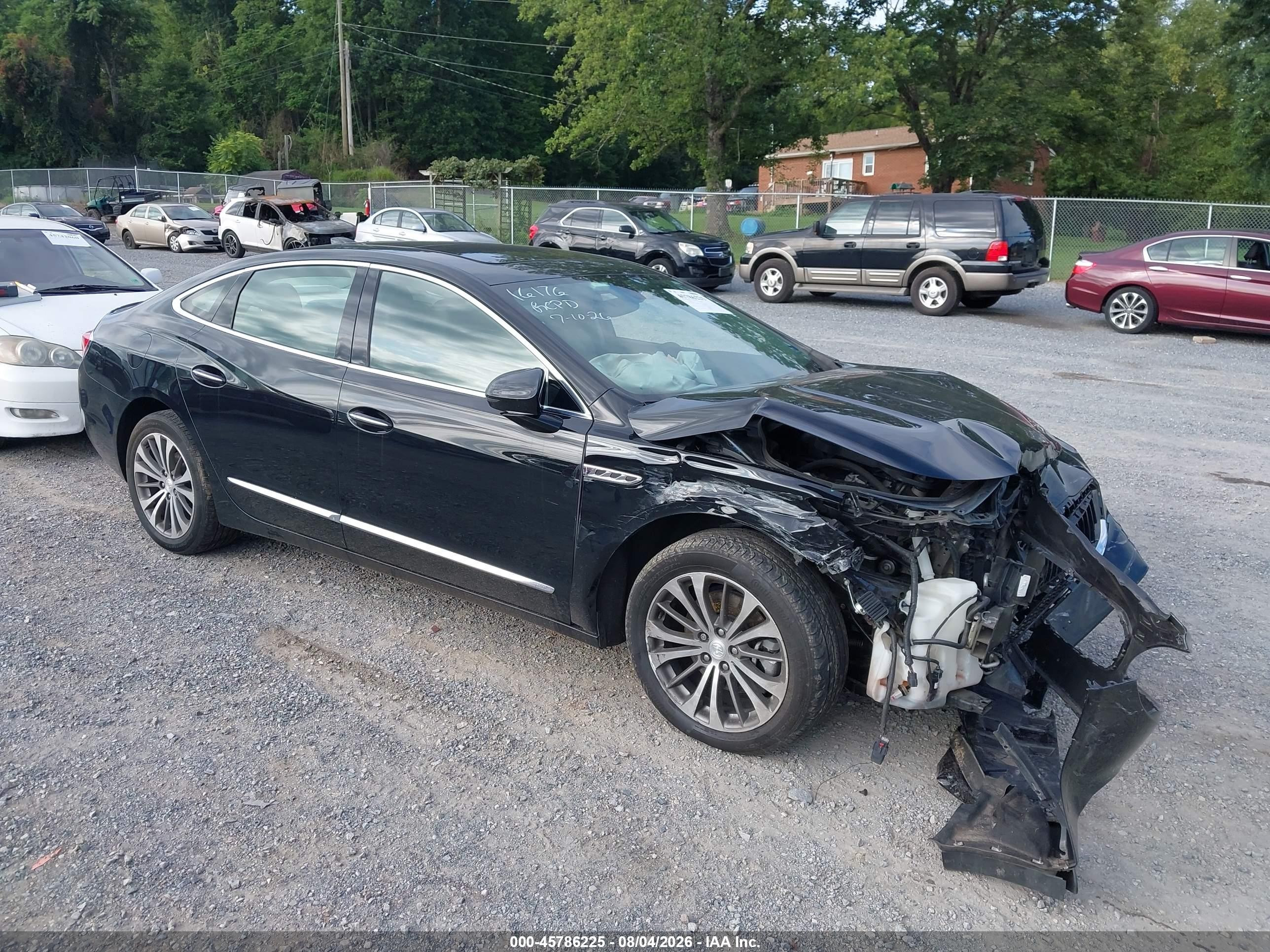 2019 Buick Lacrosse Awd Essence Black vin: 1G4ZR5SS3KU129768