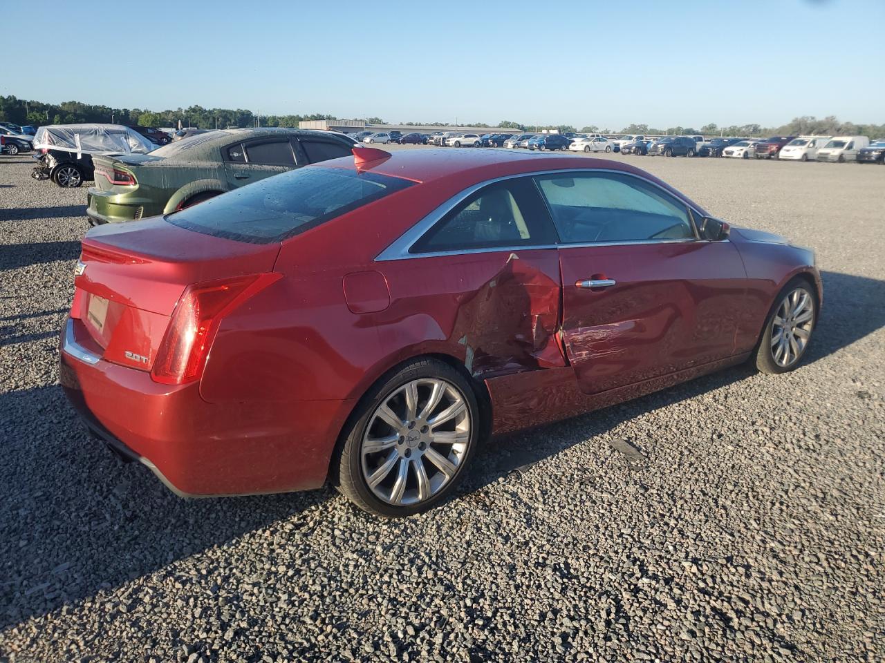 2015 Cadillac Ats Burgundy vin: 1G6AA1RX1F0127424