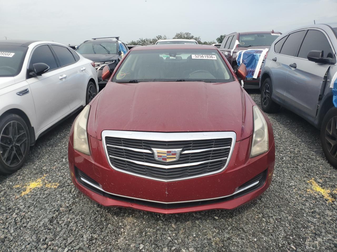 2015 Cadillac Ats Burgundy vin: 1G6AA1RX1F0127424