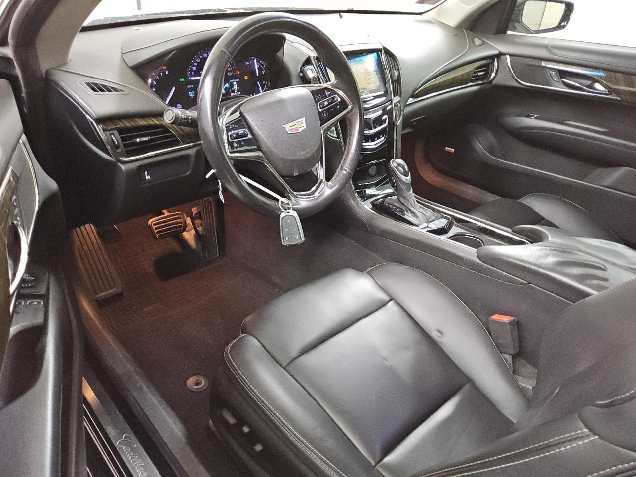 2017 Cadillac Ats Black vin: 1G6AA1RX5H0202743 Damage: Radio Display/Touch Screen, Broken, Replacement Required