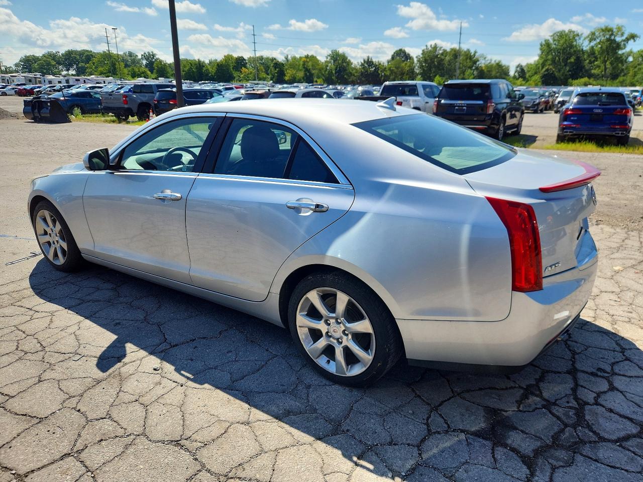 2013 Cadillac Ats Silver vin: 1G6AA5RA0D0111568