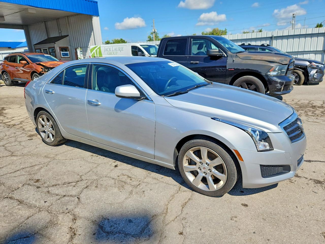 2013 Cadillac Ats Silver vin: 1G6AA5RA0D0111568