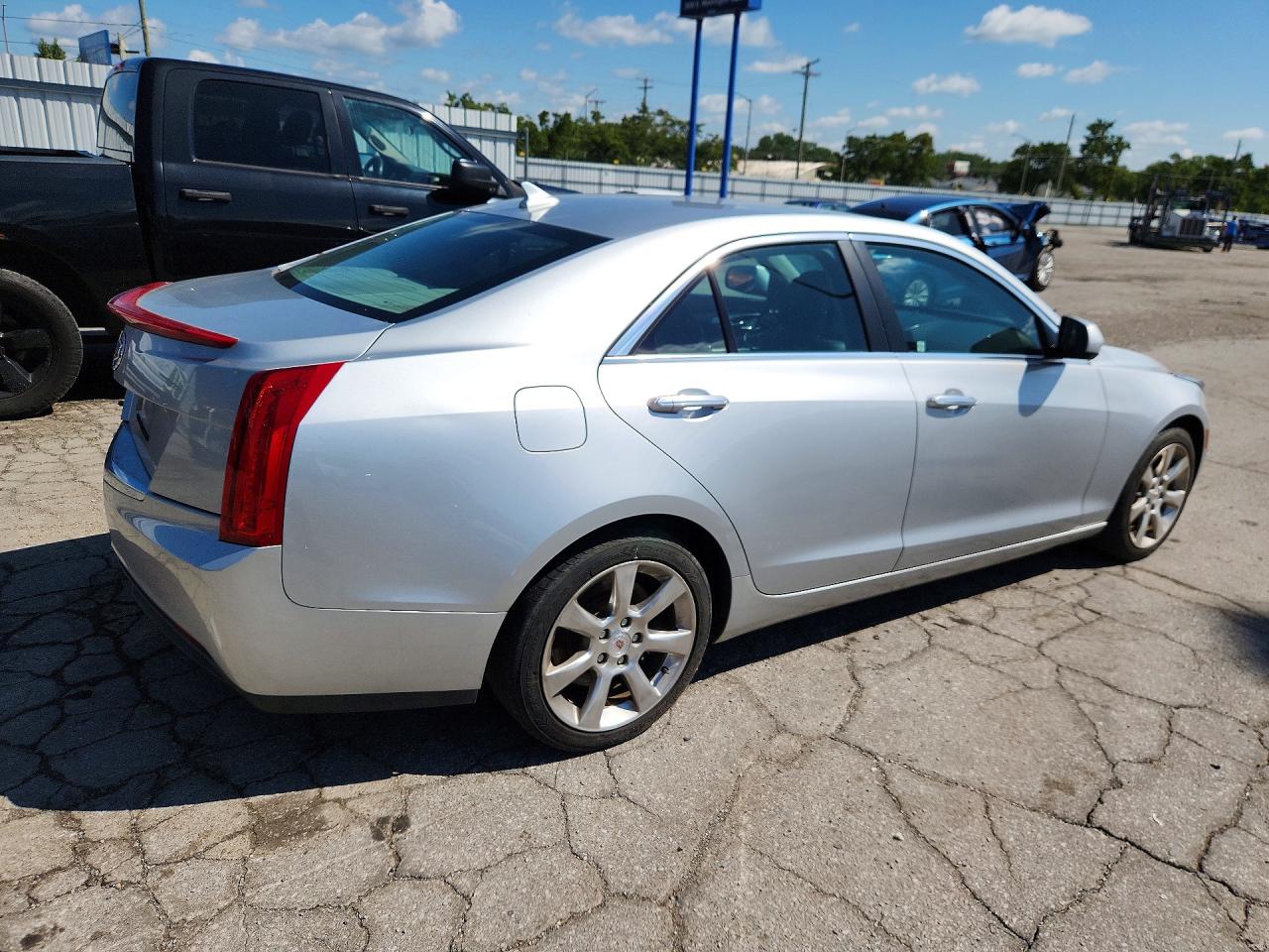2013 Cadillac Ats Silver vin: 1G6AA5RA0D0111568