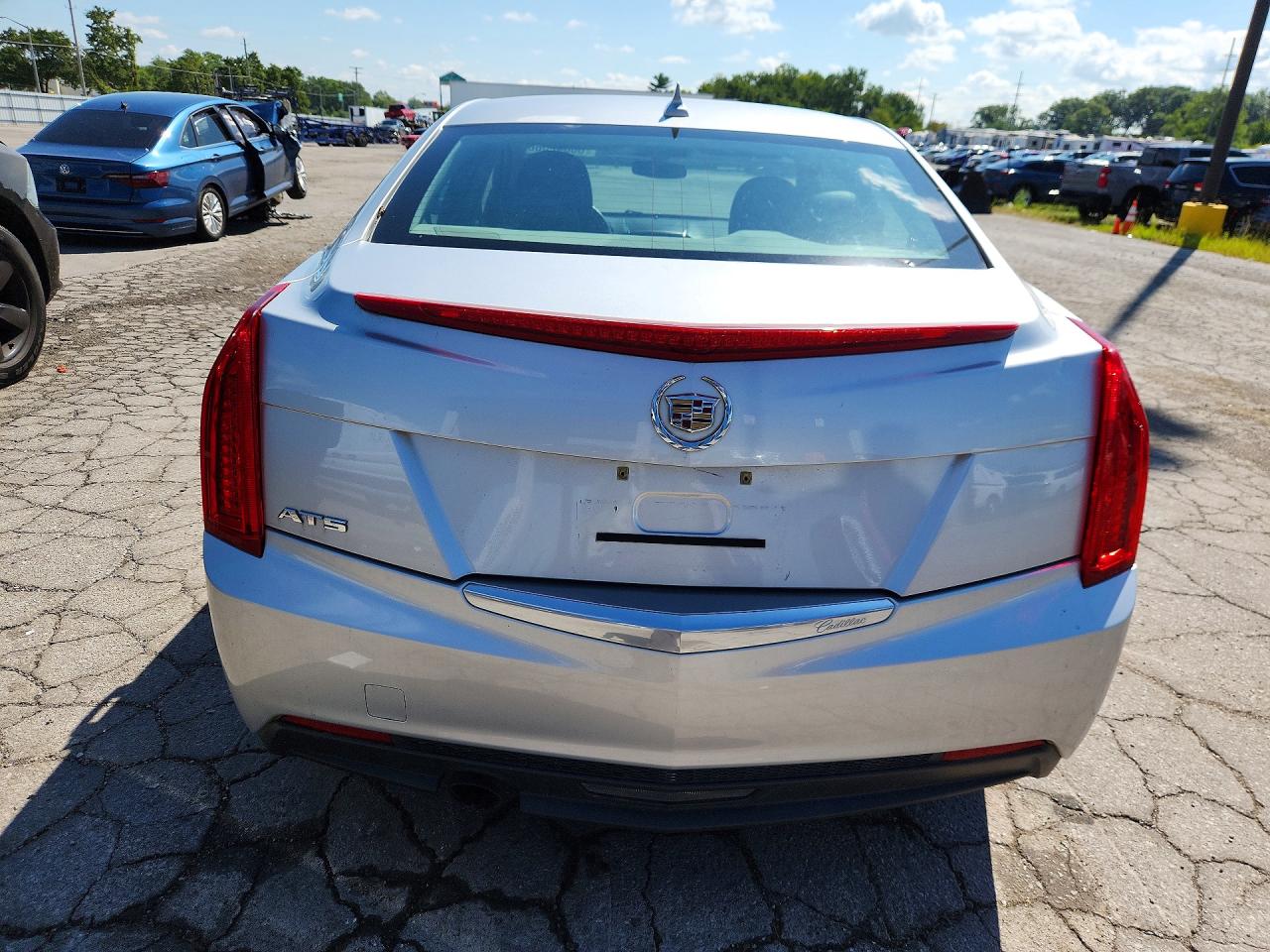 2013 Cadillac Ats Silver vin: 1G6AA5RA0D0111568