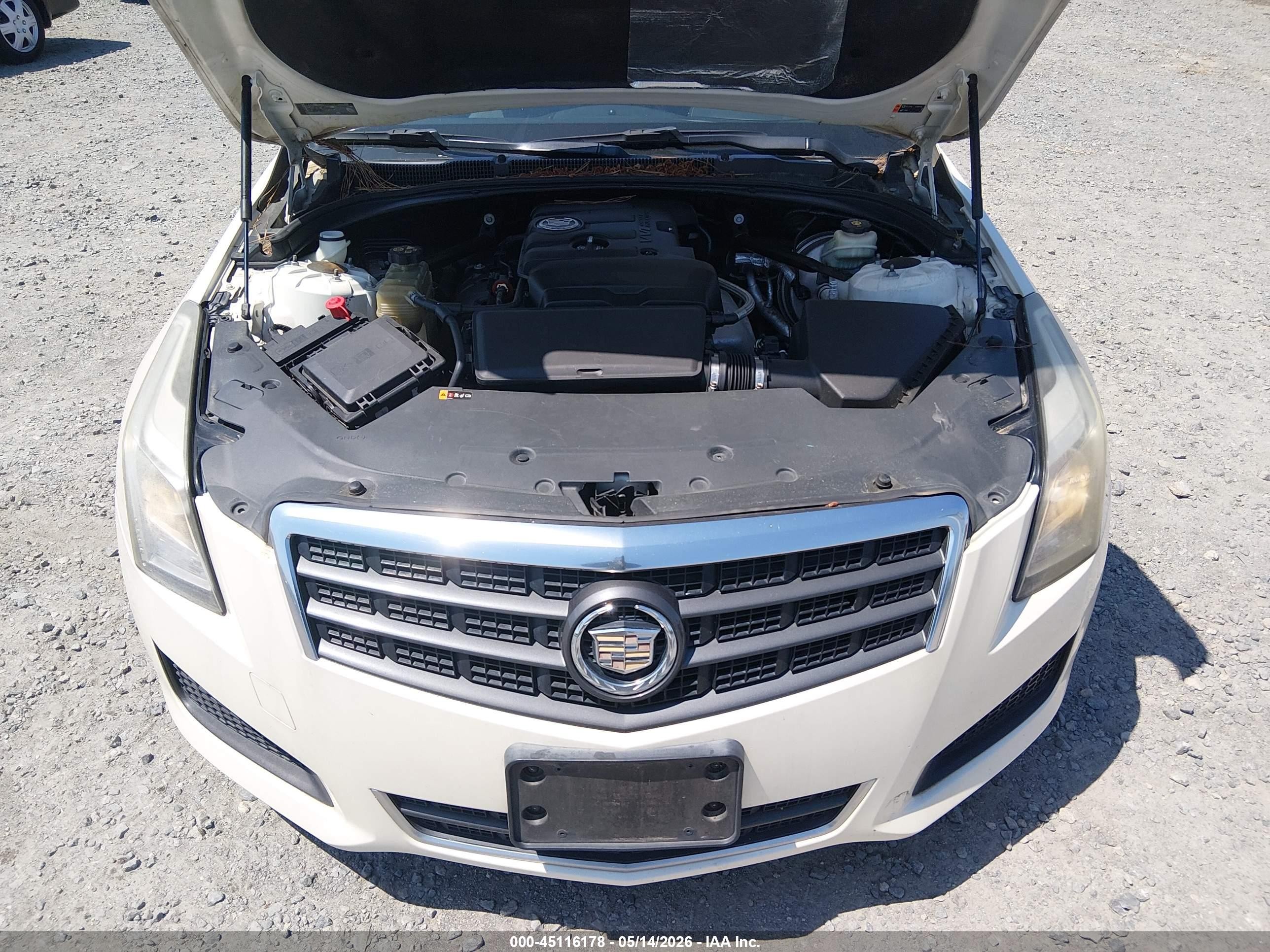 2013 Cadillac Ats Standard White vin: 1G6AA5RA0D0142187