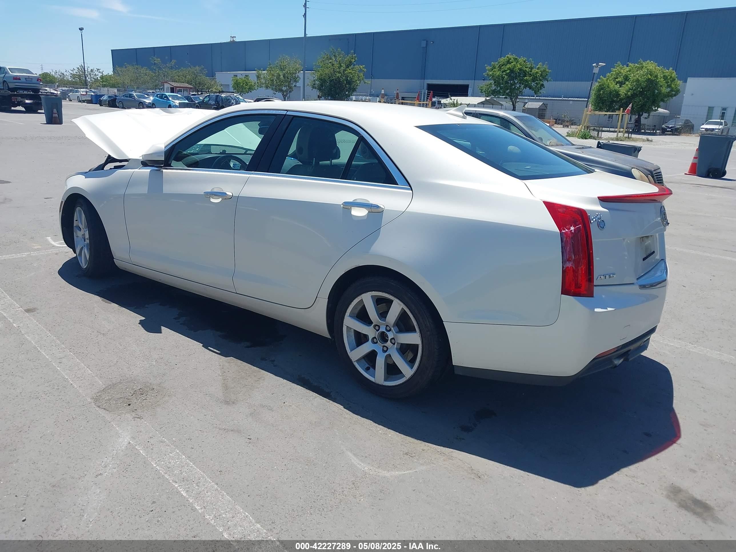2013 Cadillac Ats Standard White vin: 1G6AA5RA0D0142819