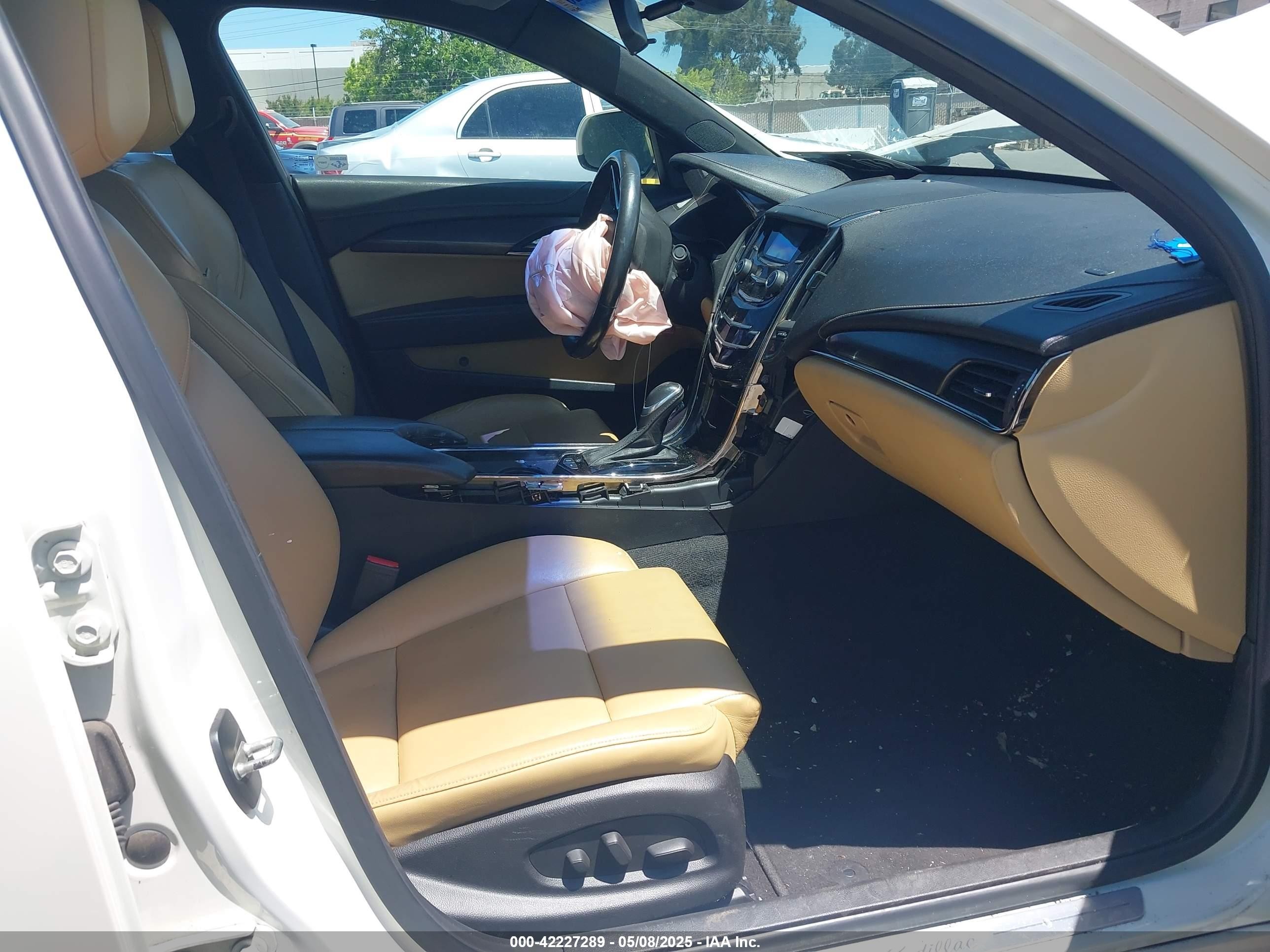 2013 Cadillac Ats Standard White vin: 1G6AA5RA0D0142819