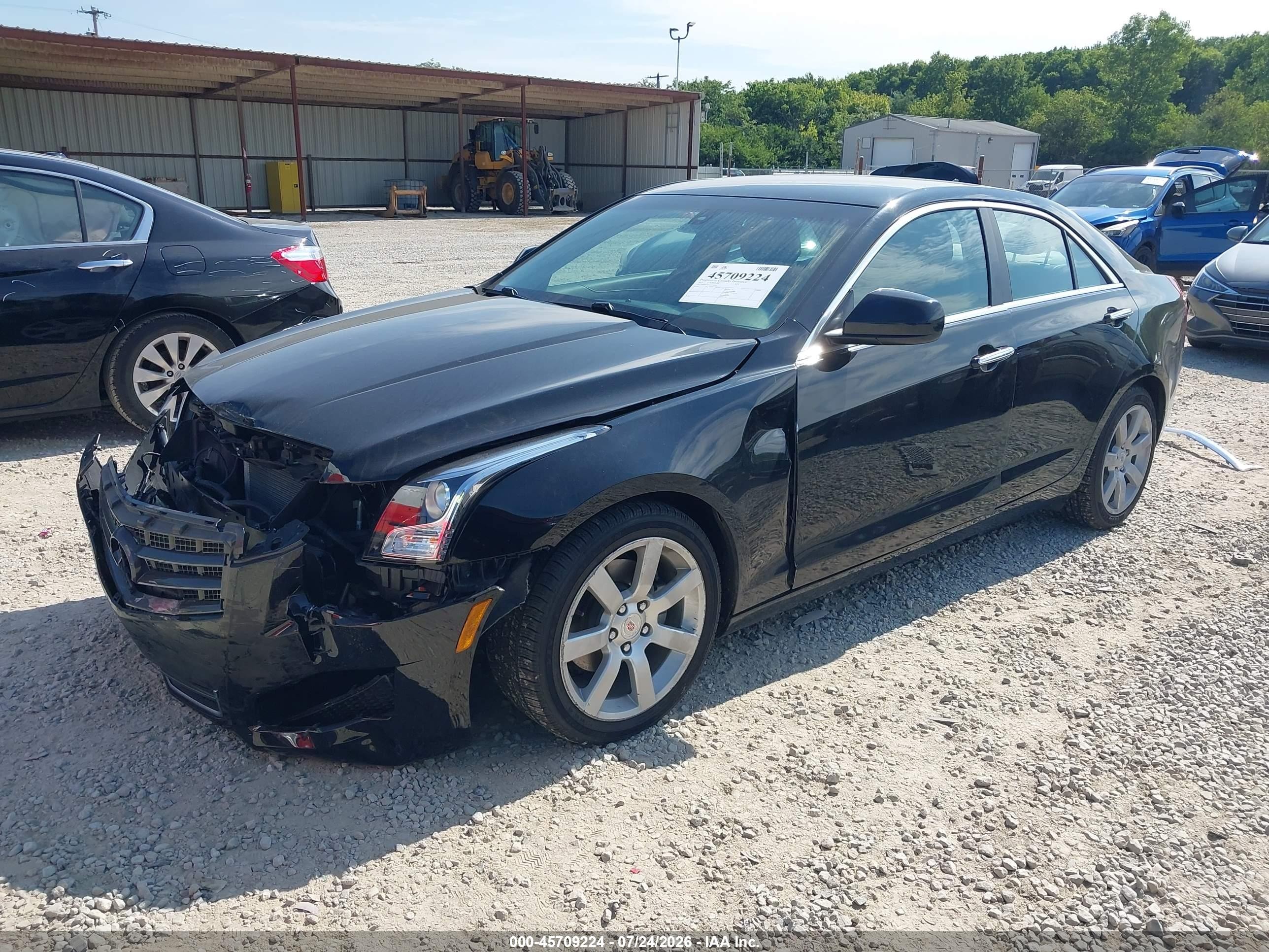 2013 Cadillac Ats Standard Black vin: 1G6AA5RA0D0144926