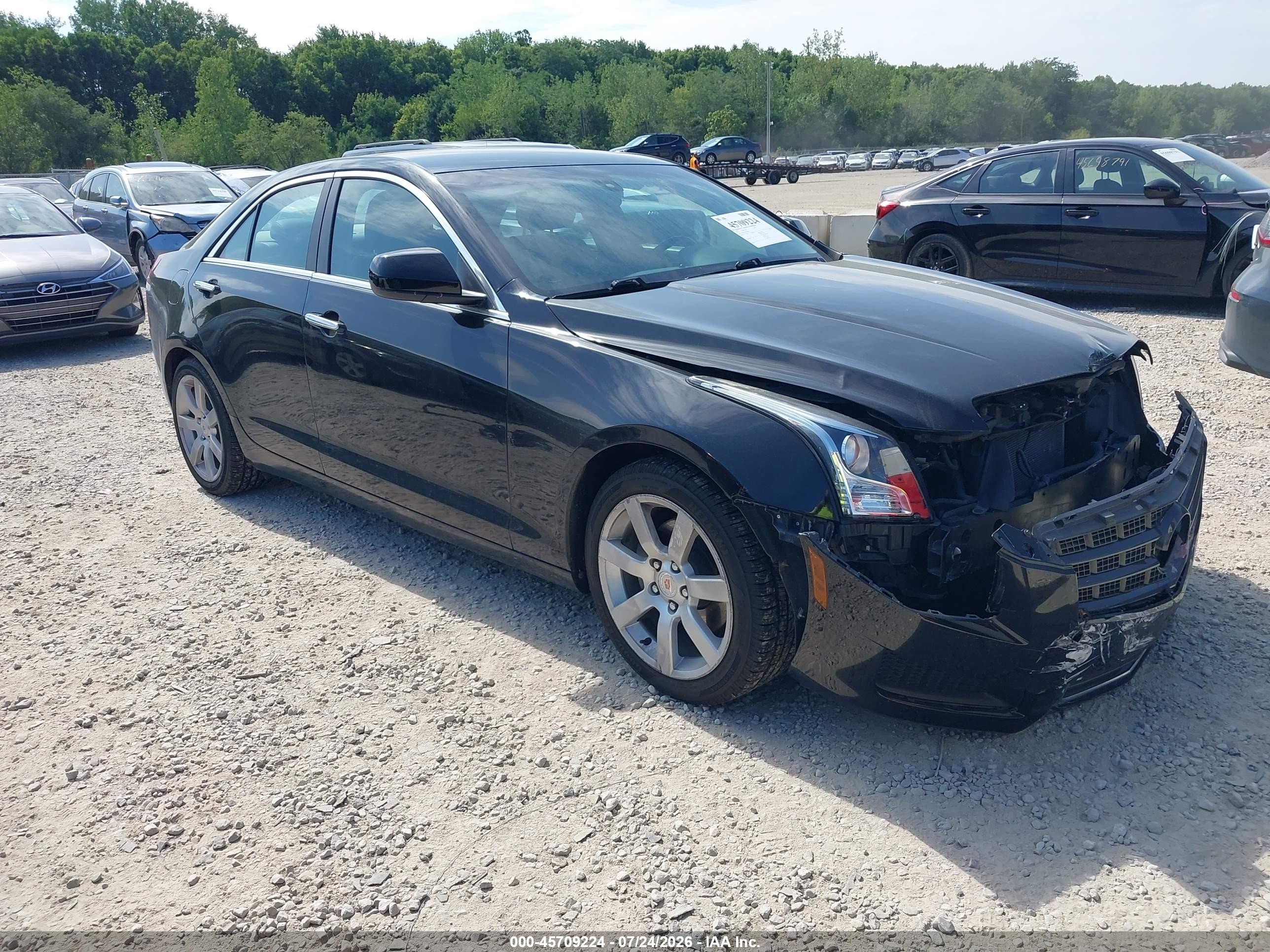 2013 Cadillac Ats Standard Black vin: 1G6AA5RA0D0144926