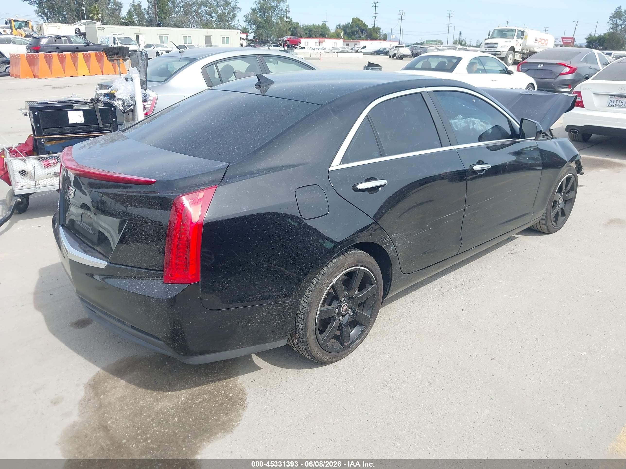 2013 Cadillac Ats Standard Black vin: 1G6AA5RA0D0166604